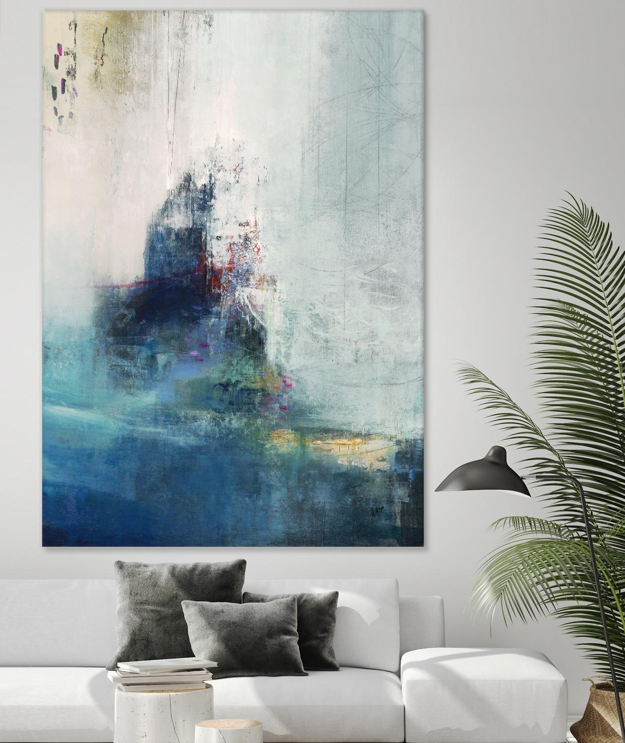 Longing II by Nancy Ngo on GIANT ART - blues abstract