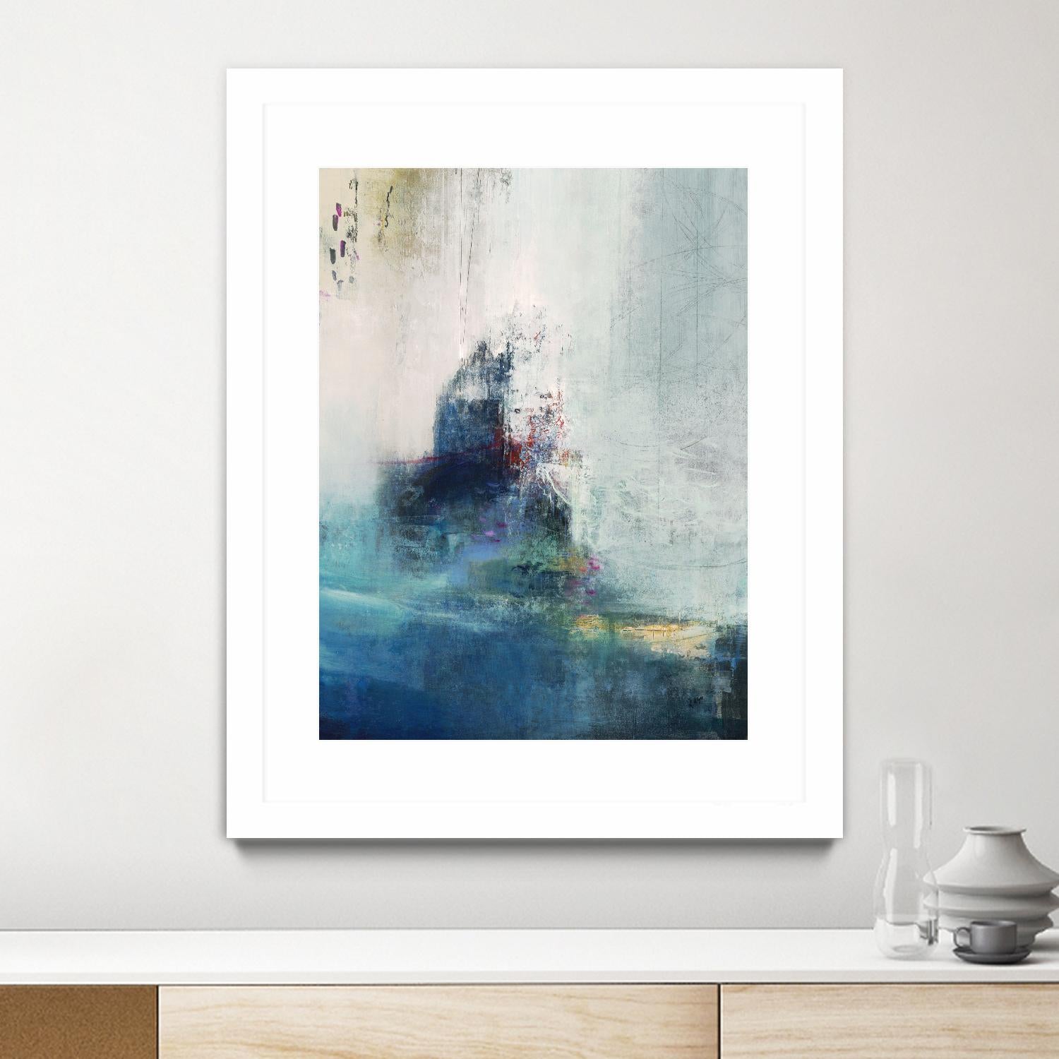 Longing II by Nancy Ngo on GIANT ART - blues abstract