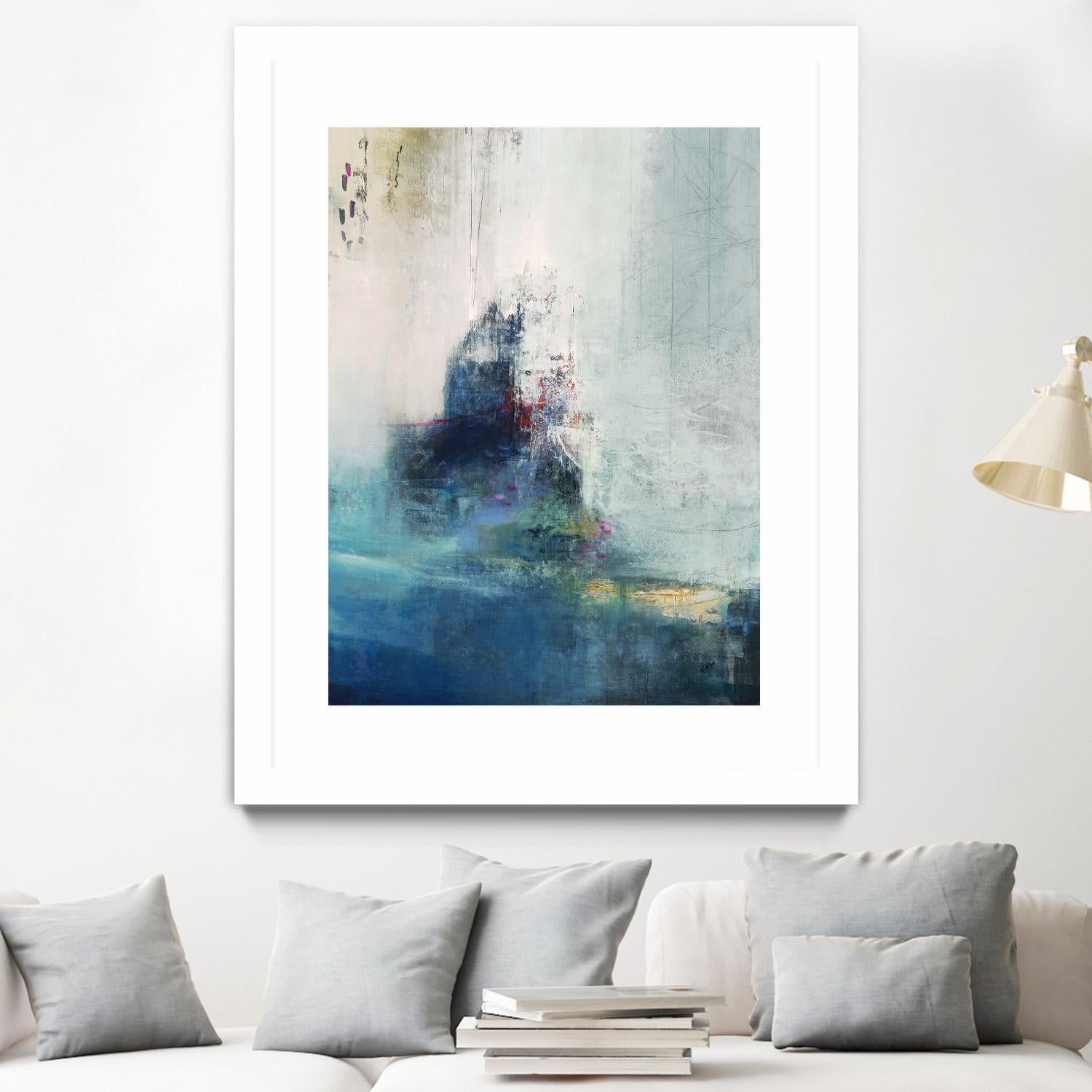 Longing II by Nancy Ngo on GIANT ART - blues abstract