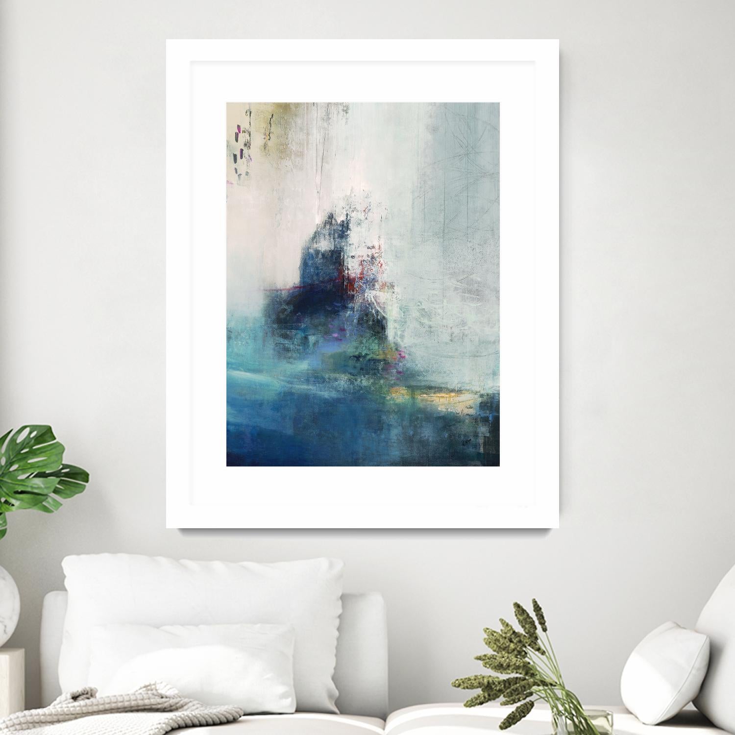 Longing II by Nancy Ngo on GIANT ART - blues abstract