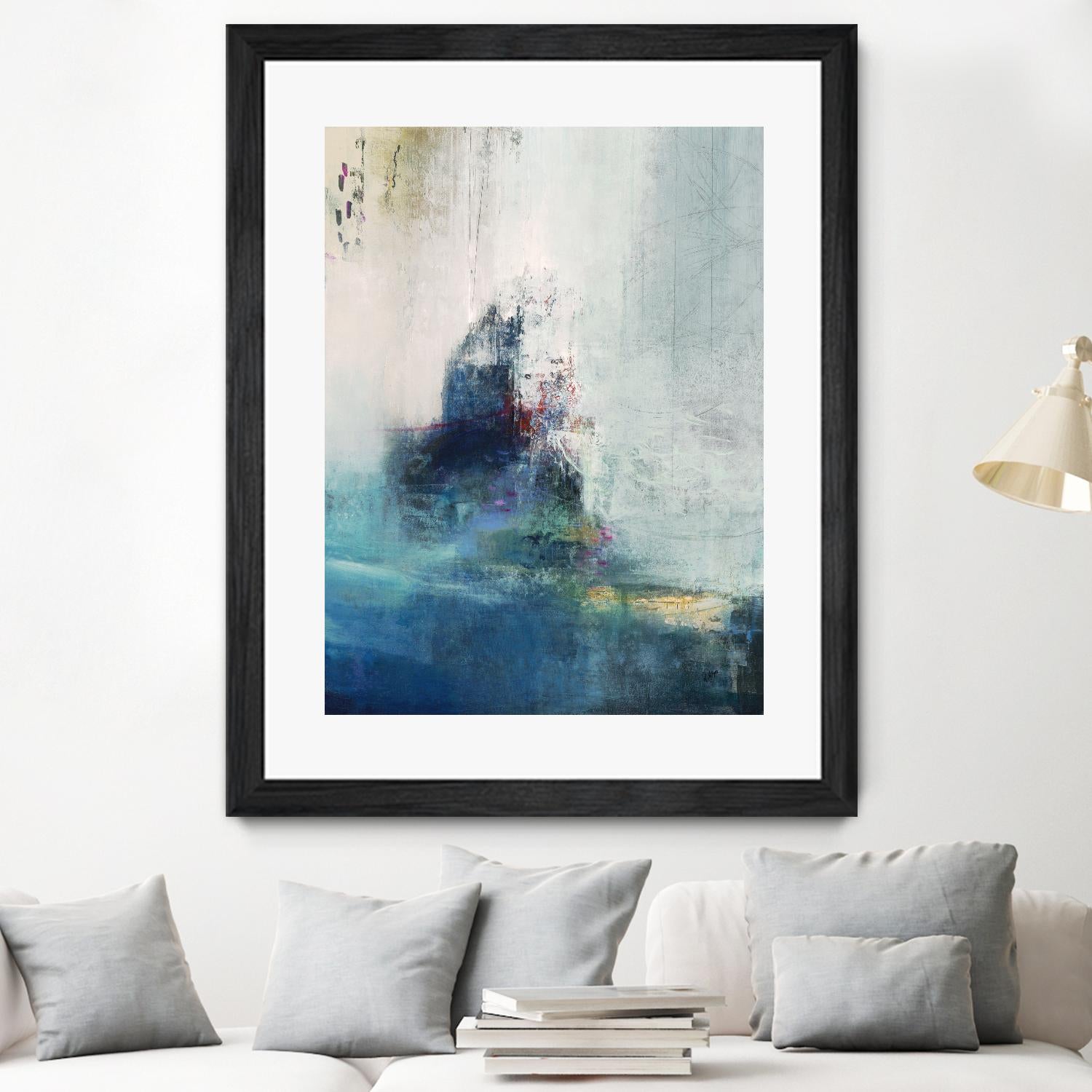 Longing II by Nancy Ngo on GIANT ART - blues abstract