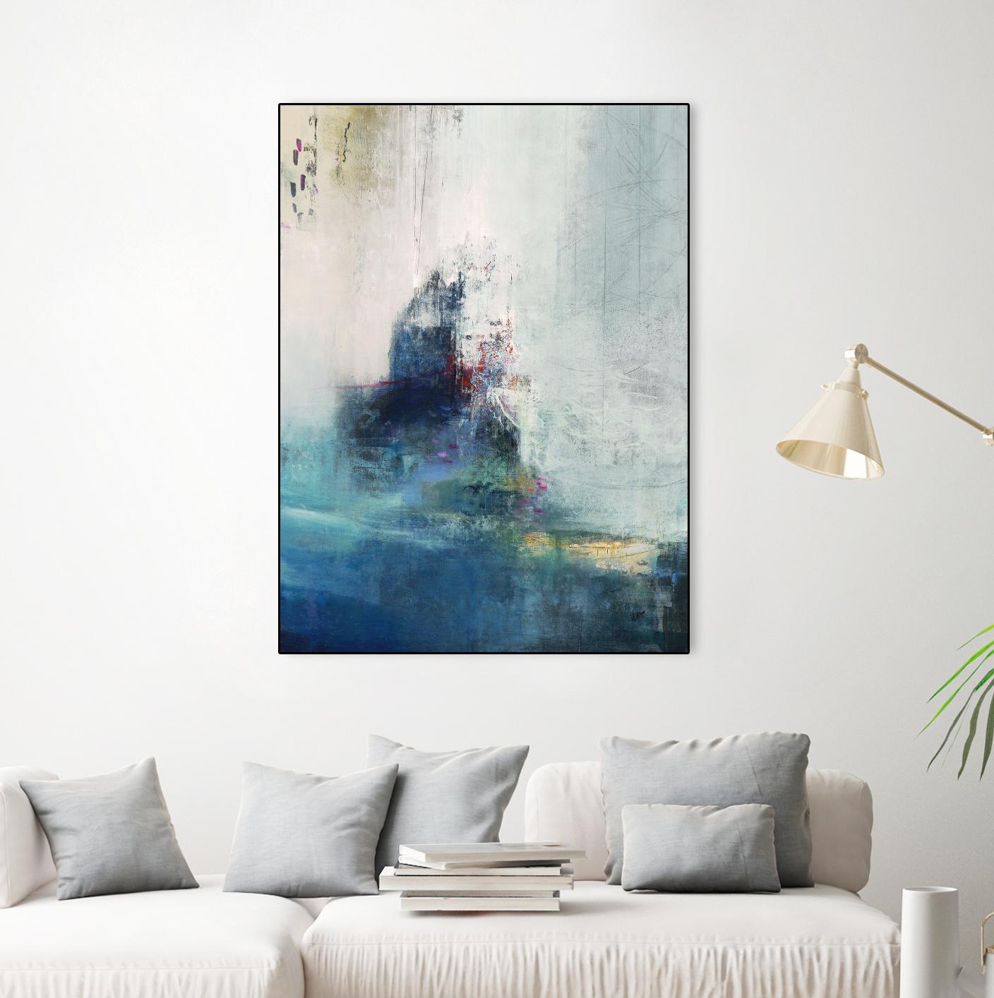 Longing II by Nancy Ngo on GIANT ART - blues abstract