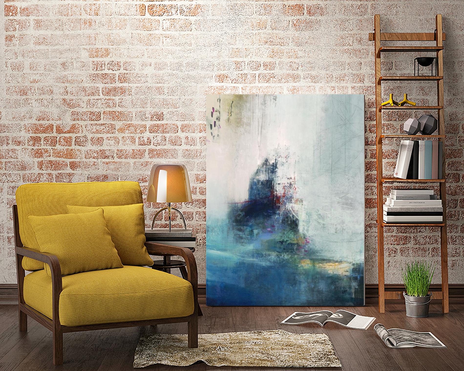 Longing II by Nancy Ngo on GIANT ART - blues abstract