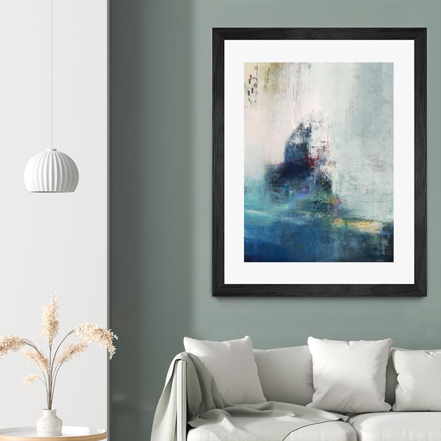 Longing II by Nancy Ngo on GIANT ART - blues abstract