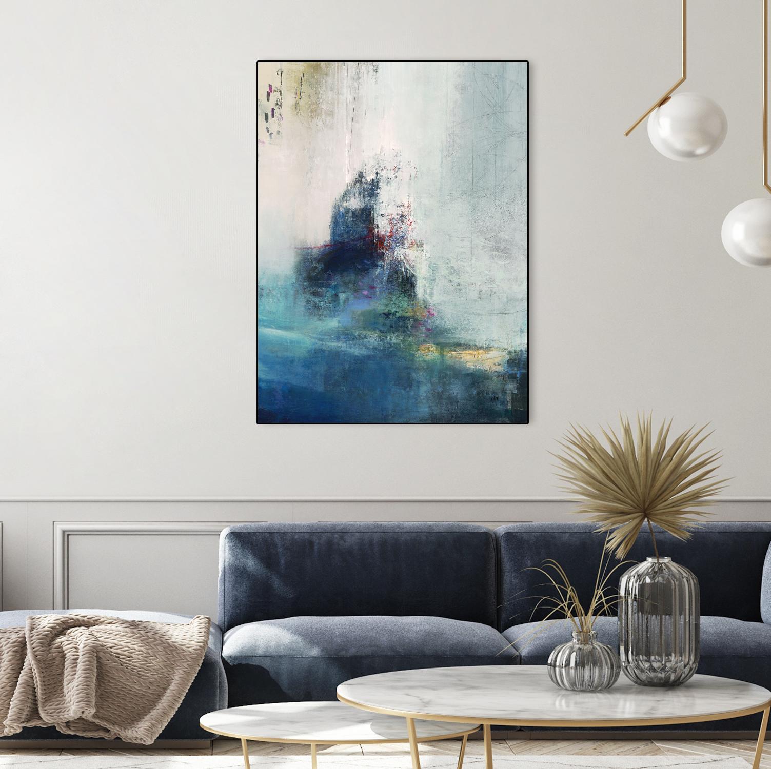 Longing II by Nancy Ngo on GIANT ART - blues abstract