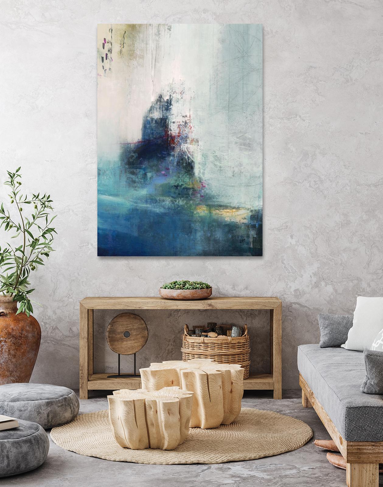 Longing II by Nancy Ngo on GIANT ART - blues abstract