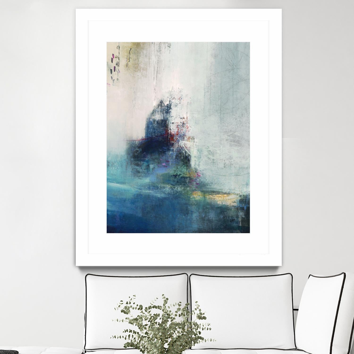 Longing II by Nancy Ngo on GIANT ART - blues abstract