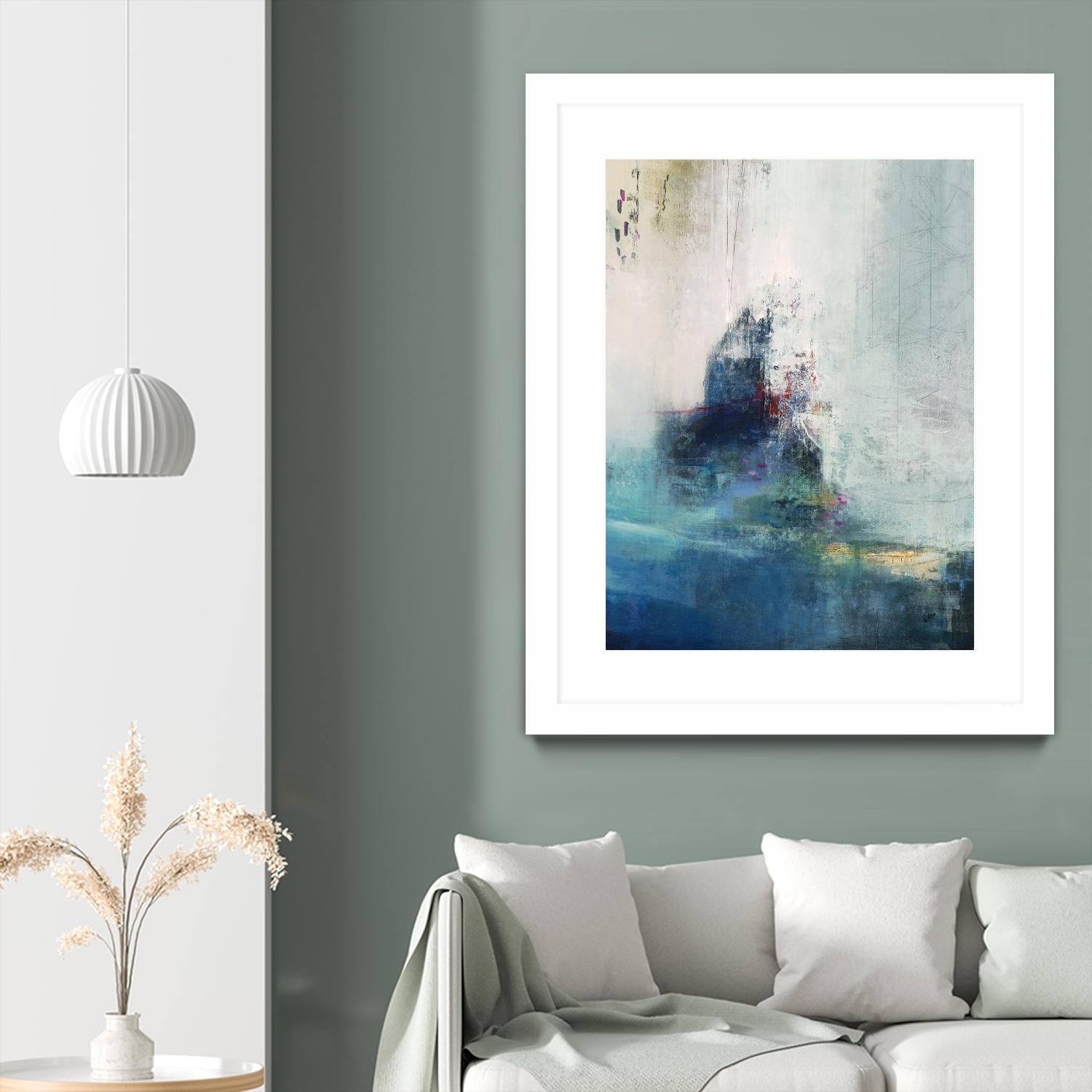 Longing II by Nancy Ngo on GIANT ART - blues abstract