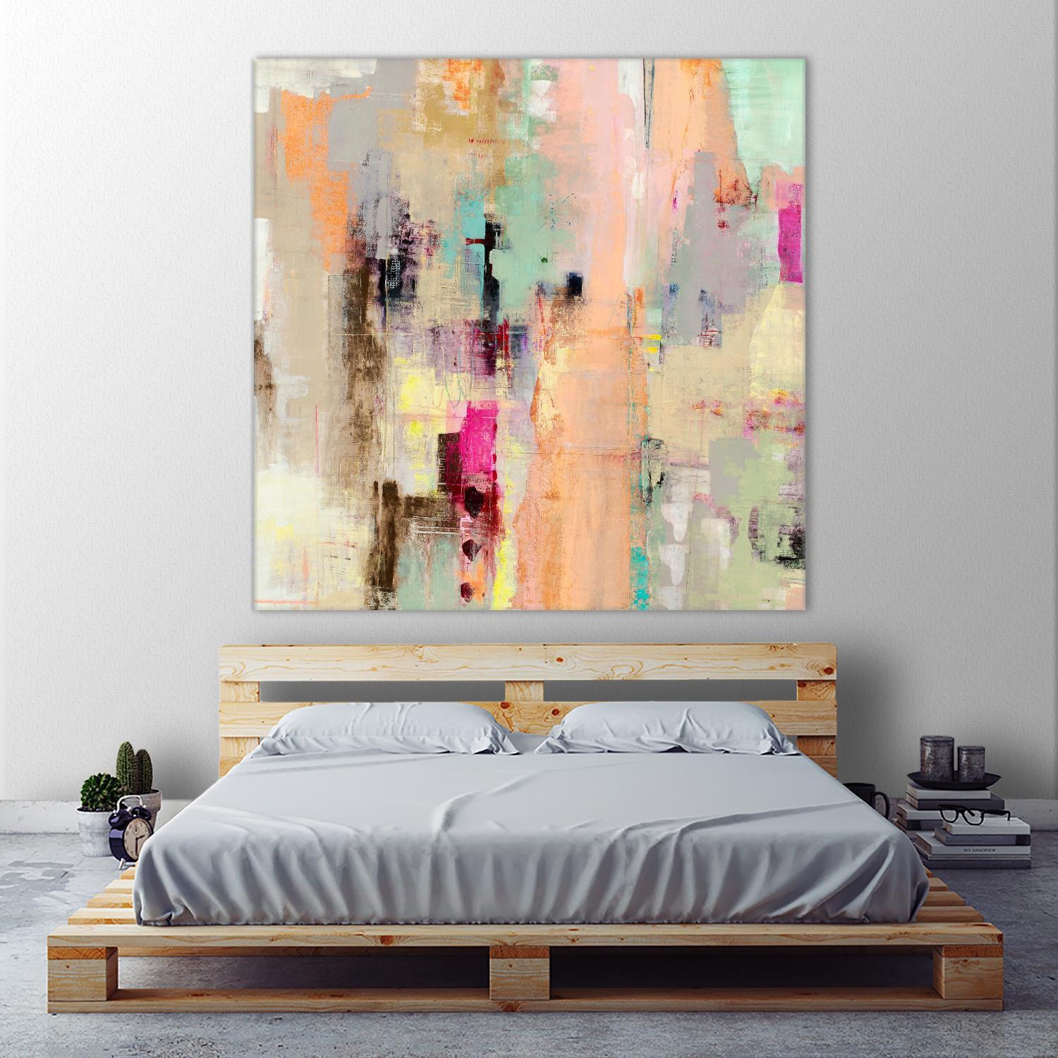 Clear The Air by Nancy Ngo on GIANT ART - blues abstract blues