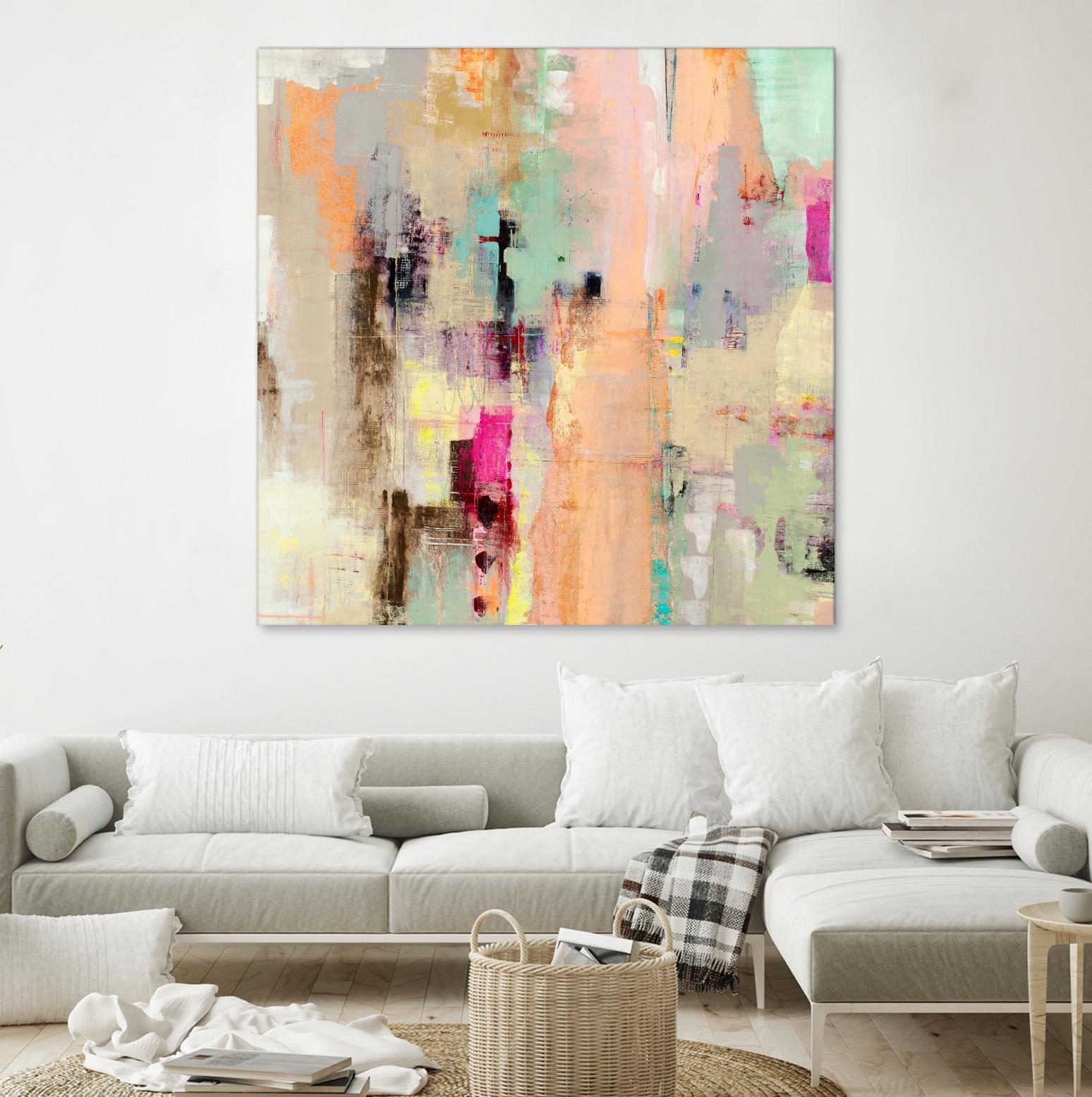 Clear The Air by Nancy Ngo on GIANT ART - blues abstract blues