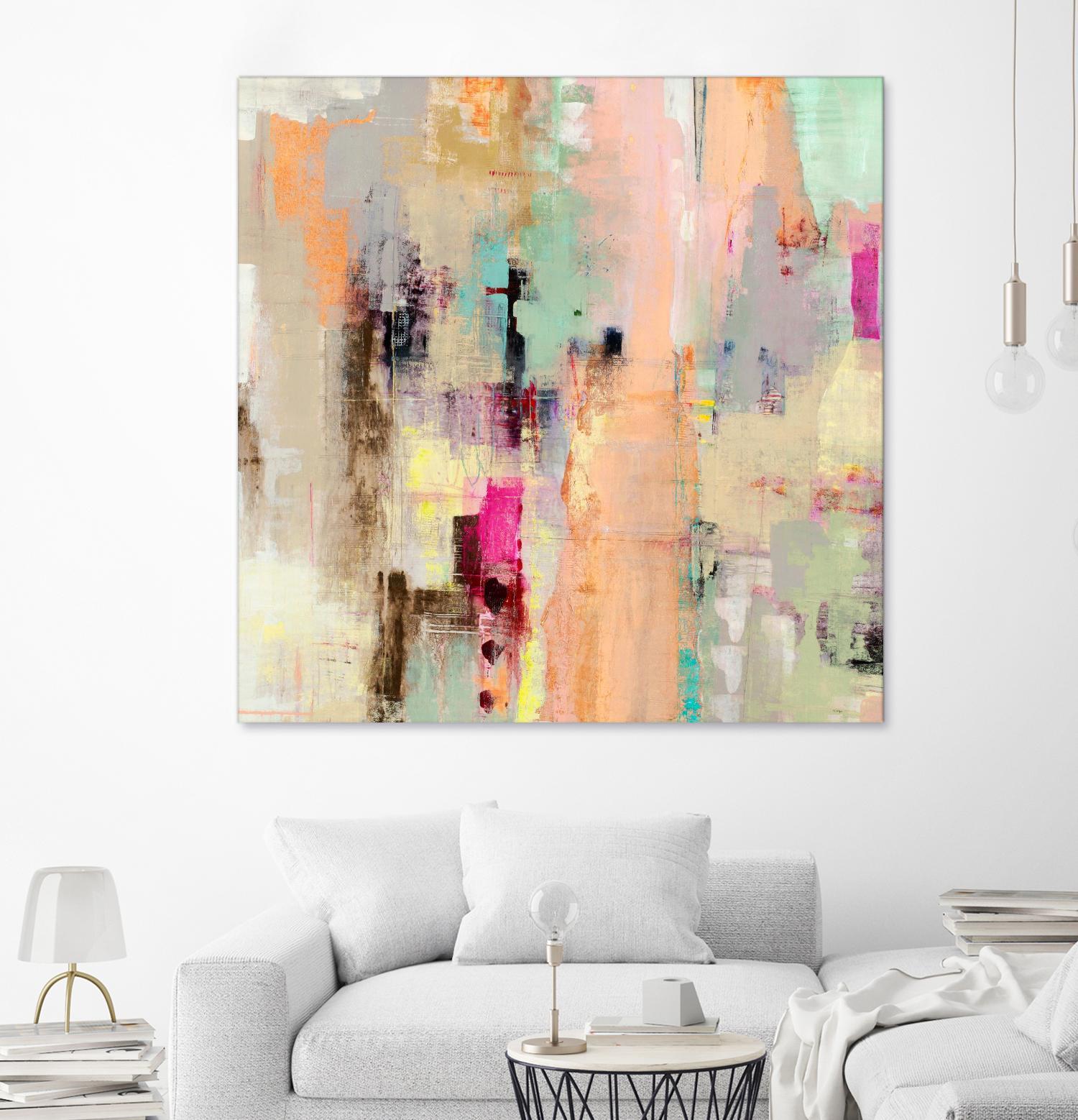 Clear The Air by Nancy Ngo on GIANT ART - blues abstract blues