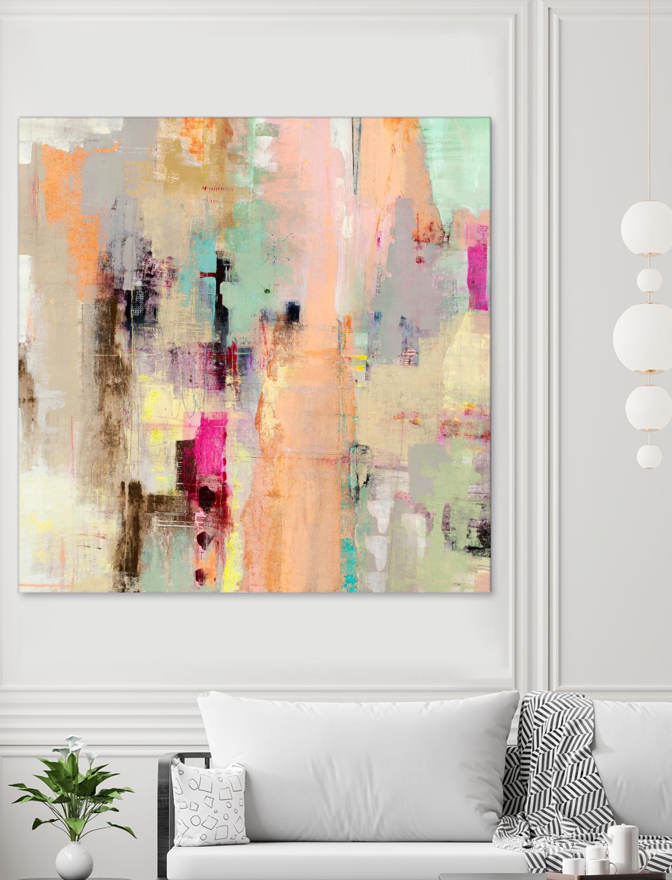 Clear The Air by Nancy Ngo on GIANT ART - blues abstract blues