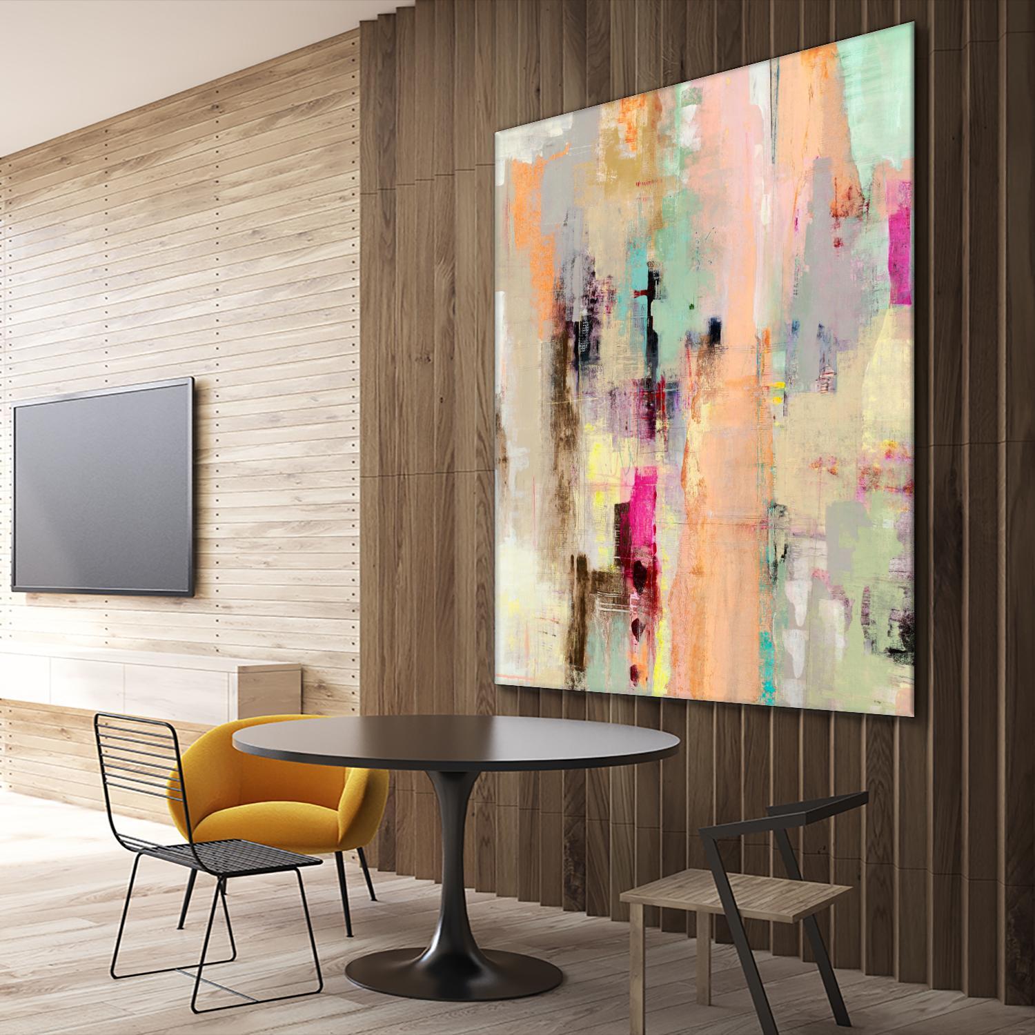 Clear The Air by Nancy Ngo on GIANT ART - blues abstract blues