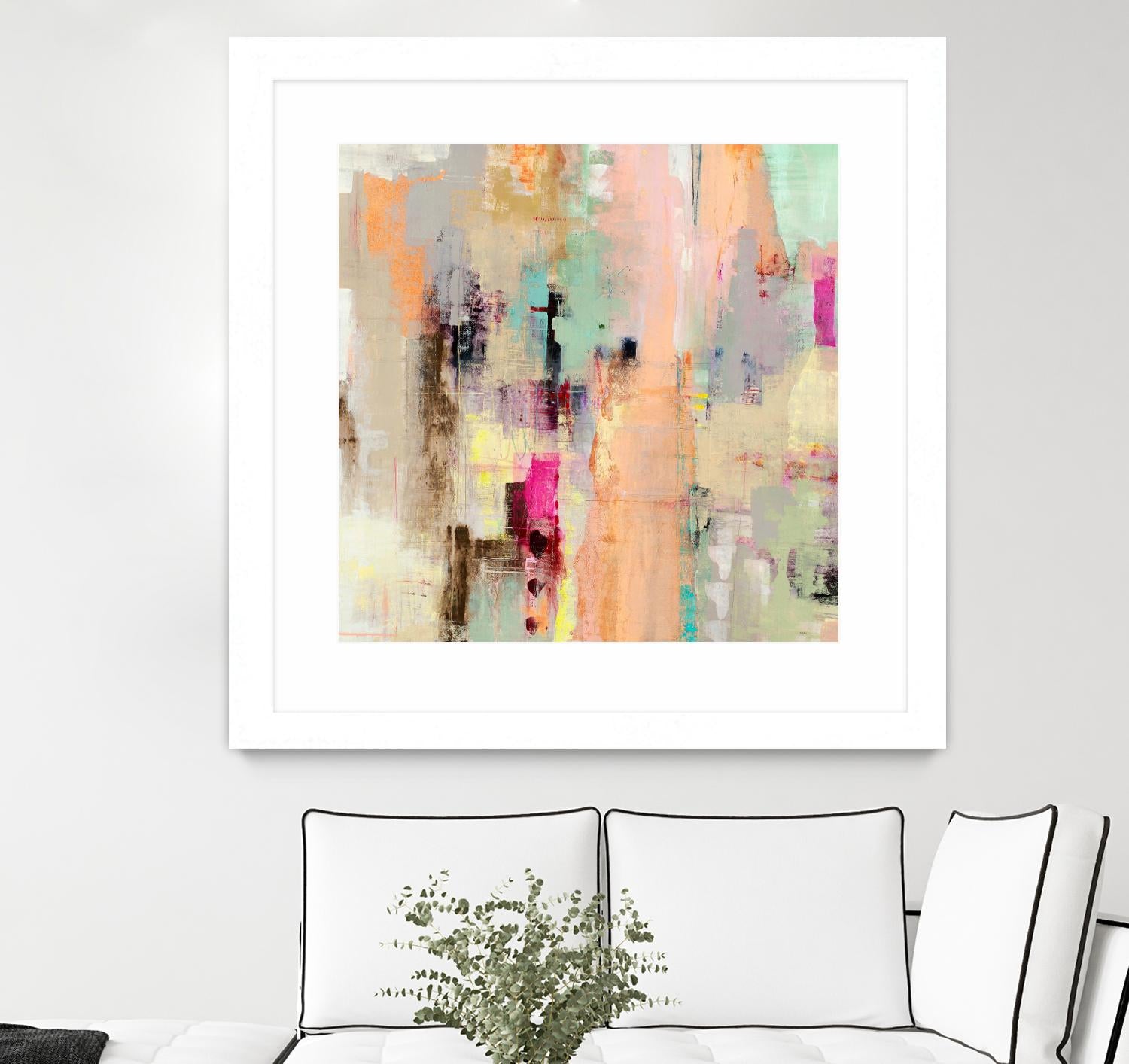 Clear The Air by Nancy Ngo on GIANT ART - blues abstract blues