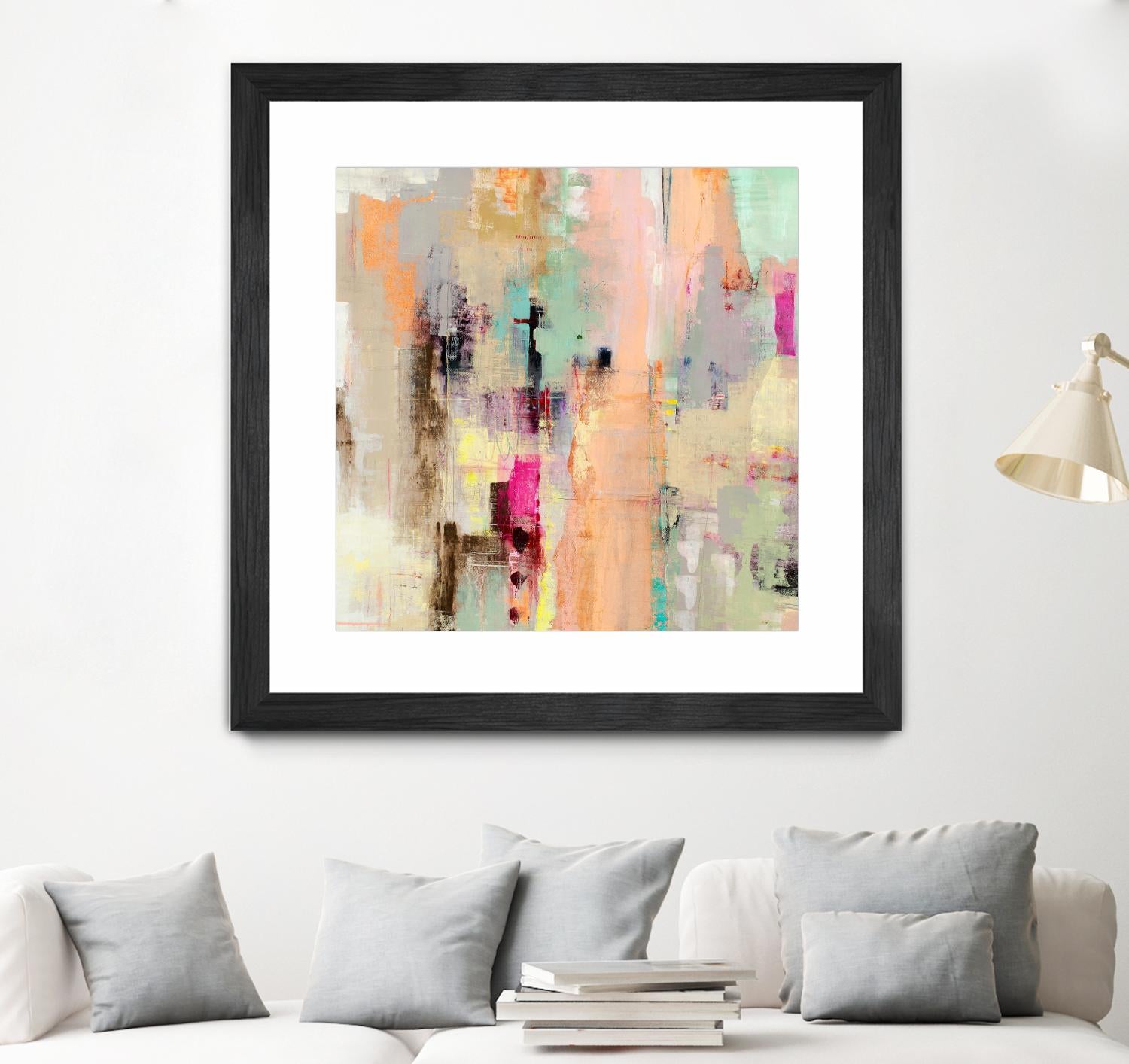 Clear The Air by Nancy Ngo on GIANT ART - blues abstract blues