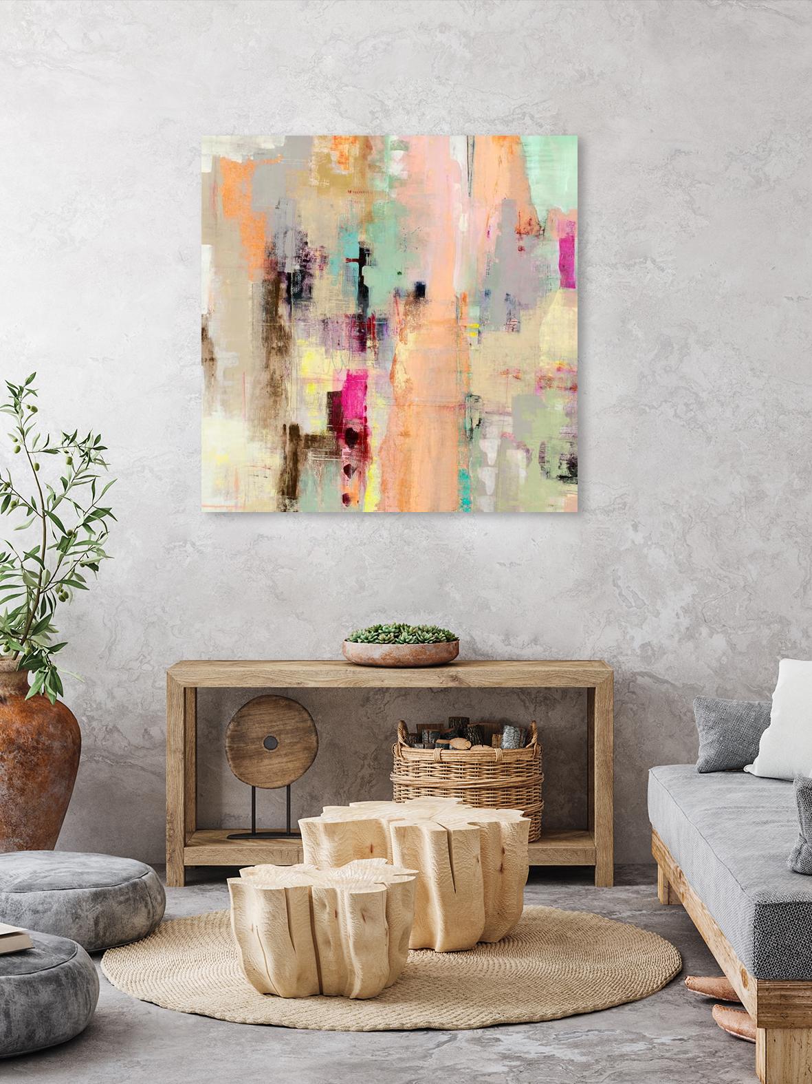 Clear The Air by Nancy Ngo on GIANT ART - blues abstract blues