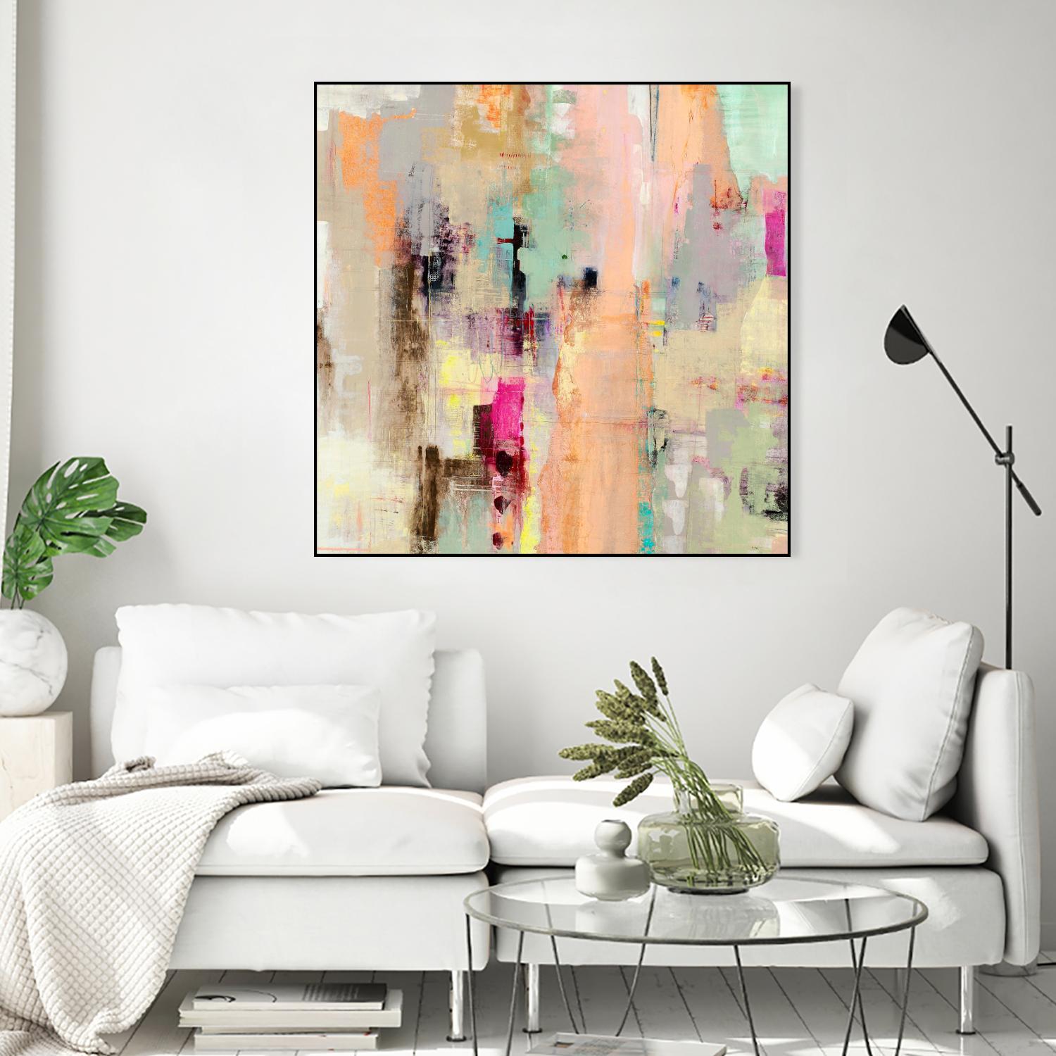 Clear The Air by Nancy Ngo on GIANT ART - blues abstract blues