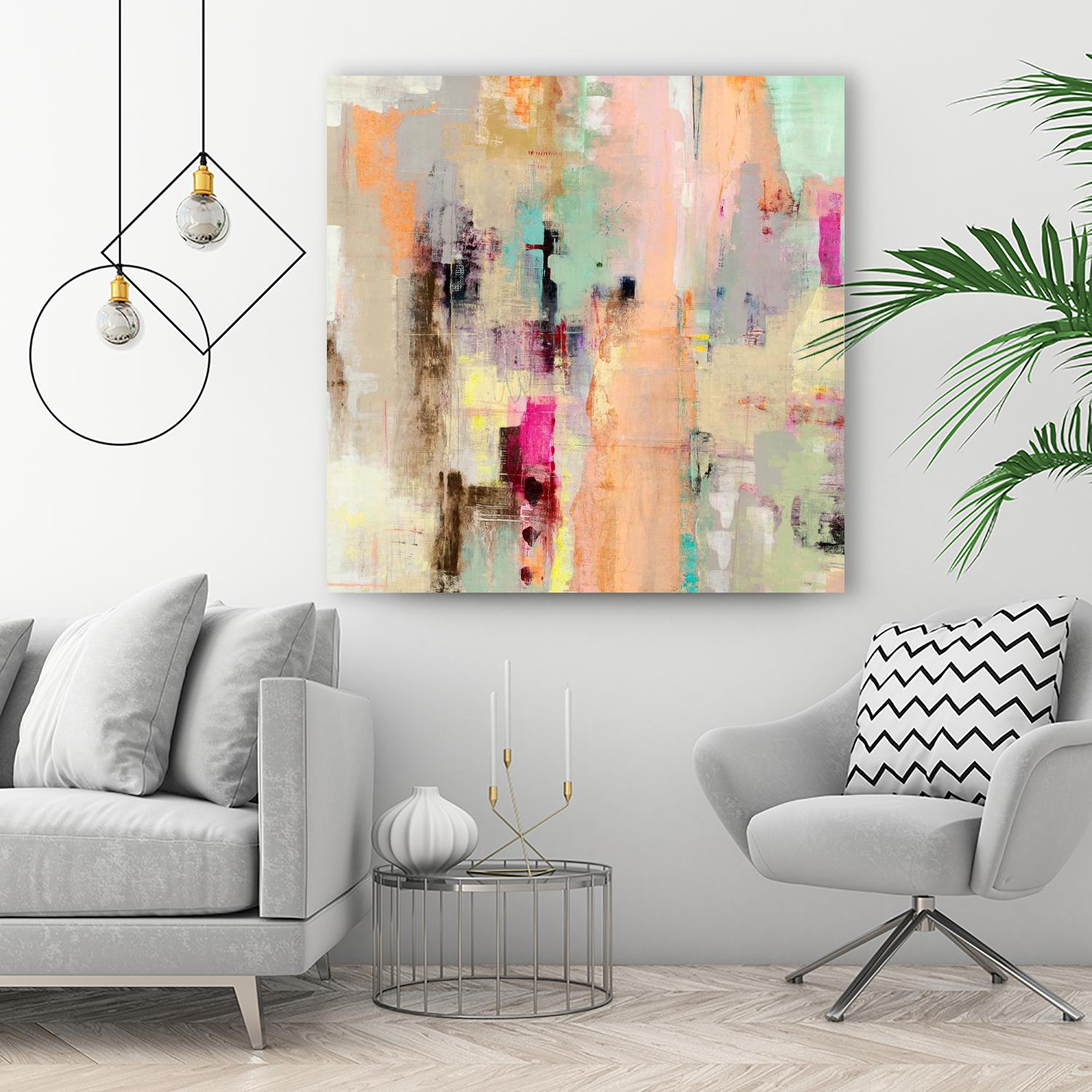 Clear The Air by Nancy Ngo on GIANT ART - blues abstract blues