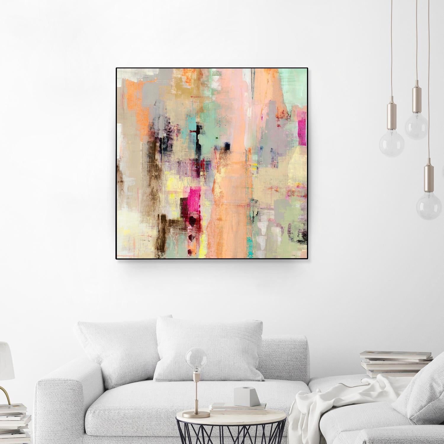 Clear The Air by Nancy Ngo on GIANT ART - blues abstract blues