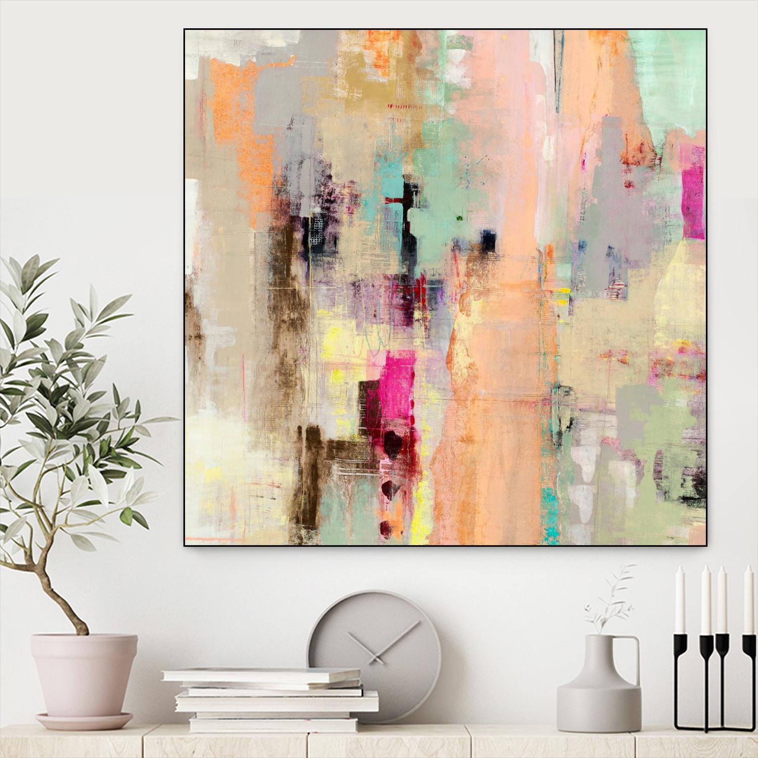 Clear The Air by Nancy Ngo on GIANT ART - blues abstract blues