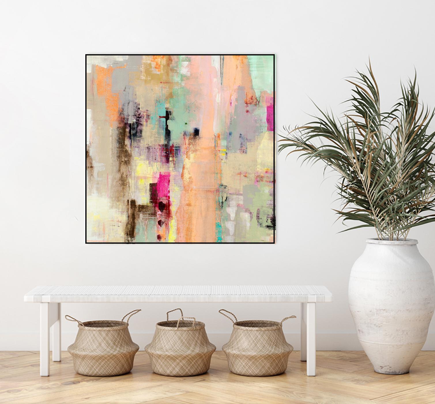 Clear The Air by Nancy Ngo on GIANT ART - blues abstract blues