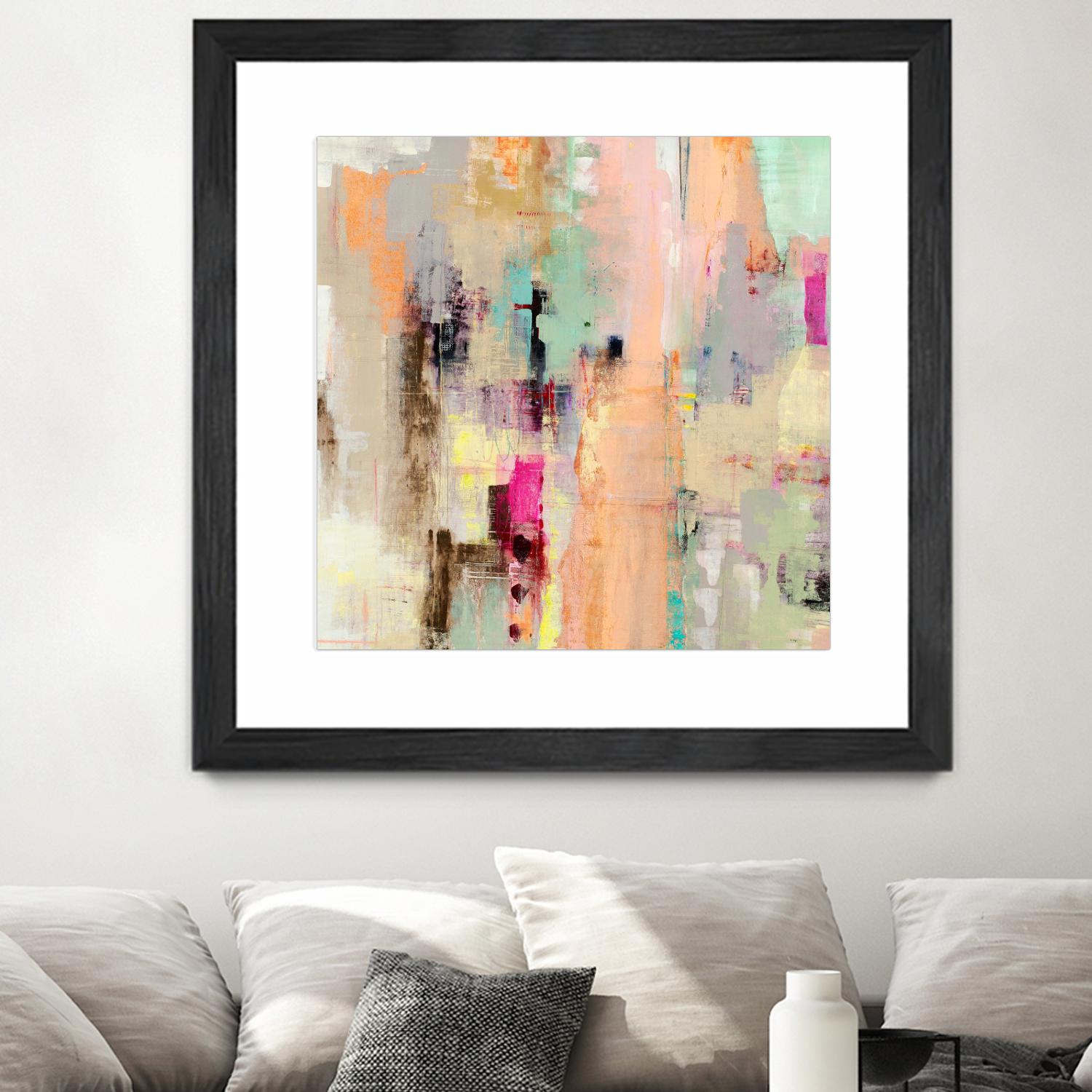 Clear The Air by Nancy Ngo on GIANT ART - blues abstract blues