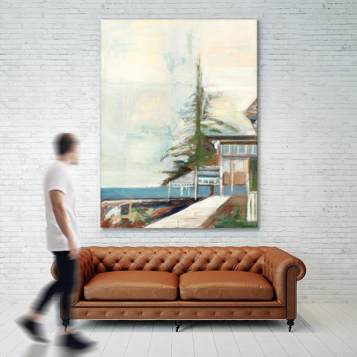 Port Townsend V1 by Stacey Pollard on GIANT ART - whites & creams scenic cream