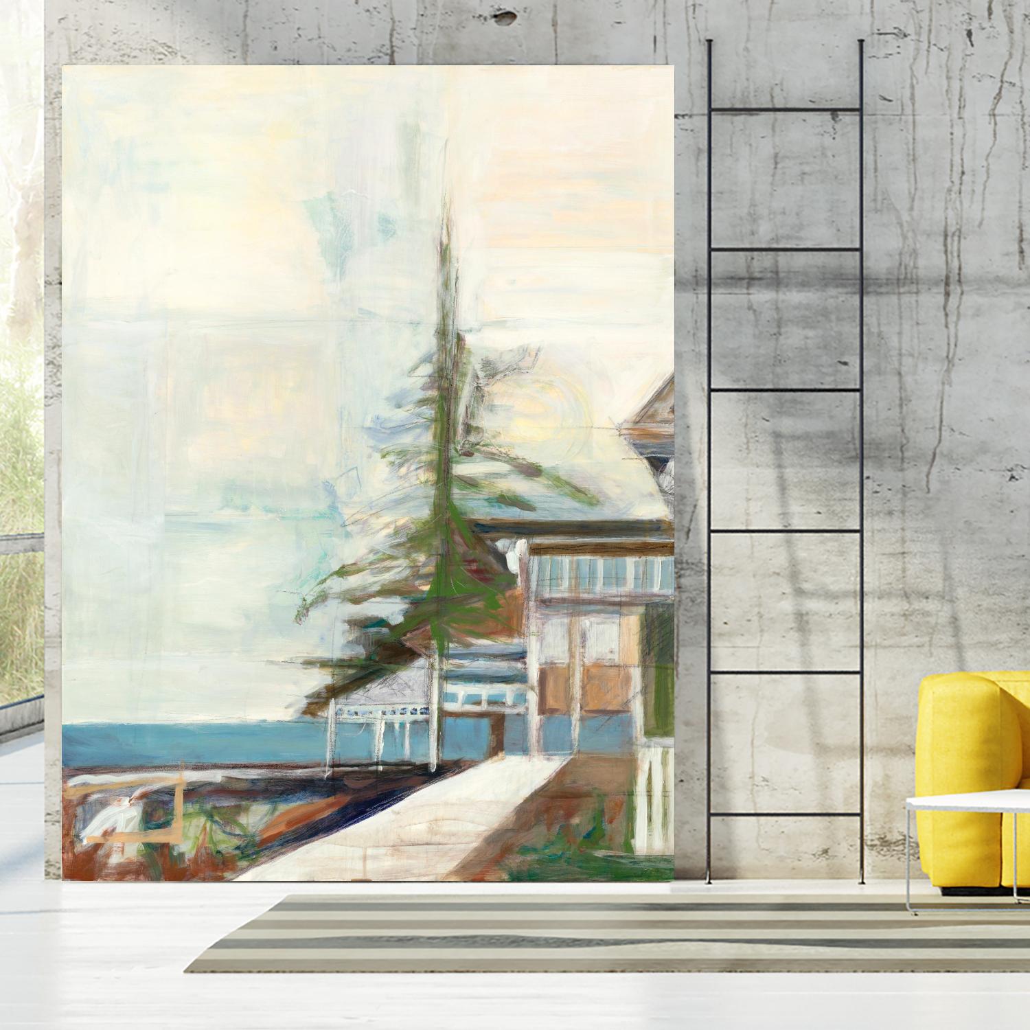 Port Townsend V1 by Stacey Pollard on GIANT ART - whites & creams scenic cream