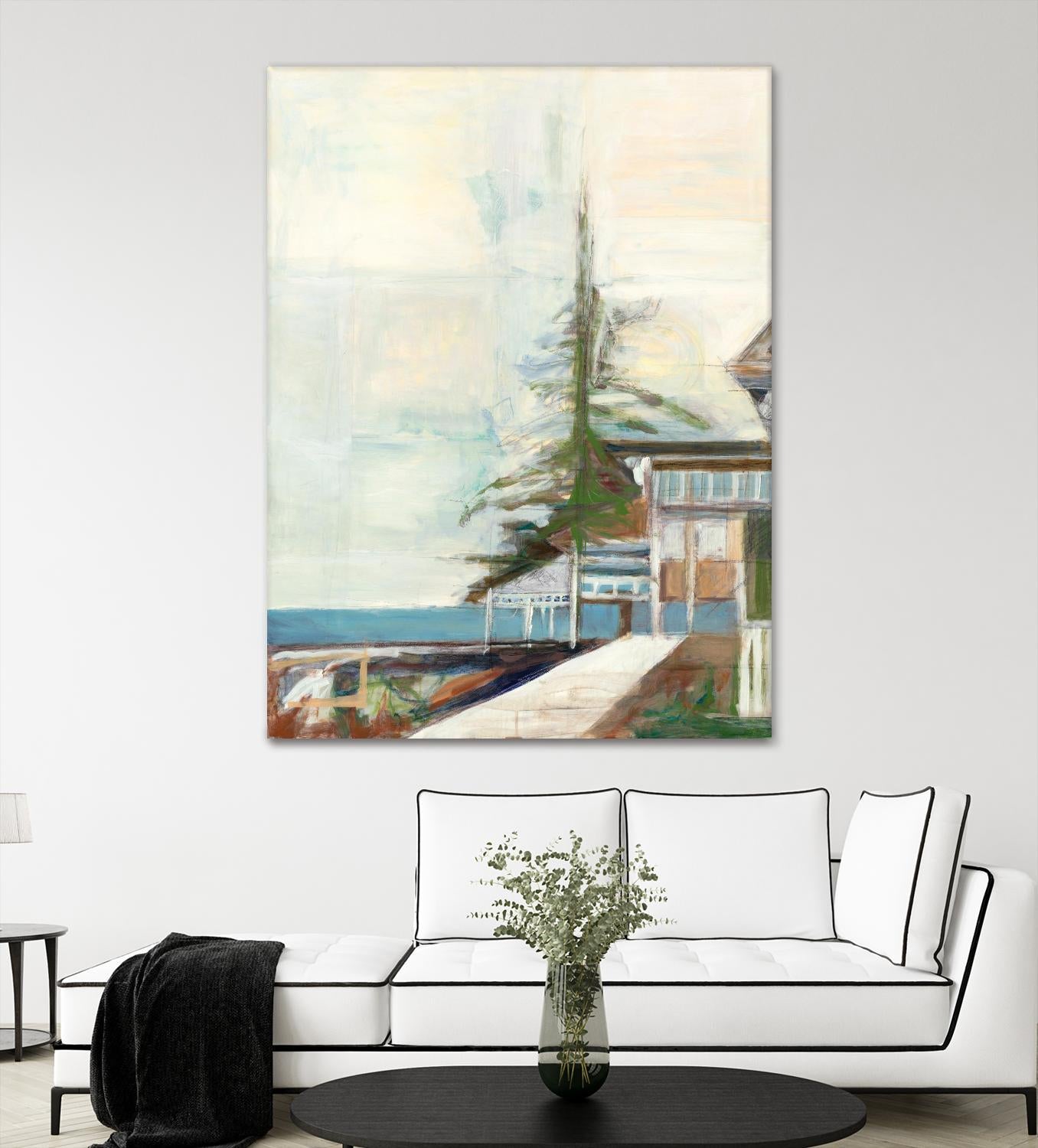 Port Townsend V1 by Stacey Pollard on GIANT ART - whites & creams scenic cream