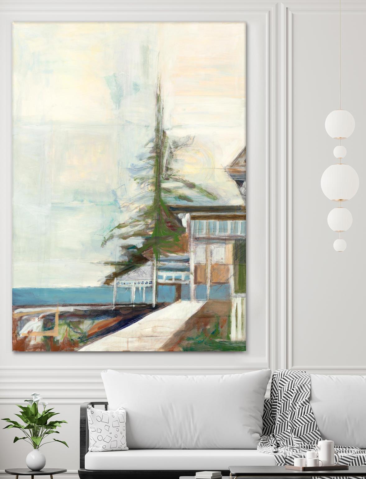 Port Townsend V1 by Stacey Pollard on GIANT ART - whites & creams scenic cream