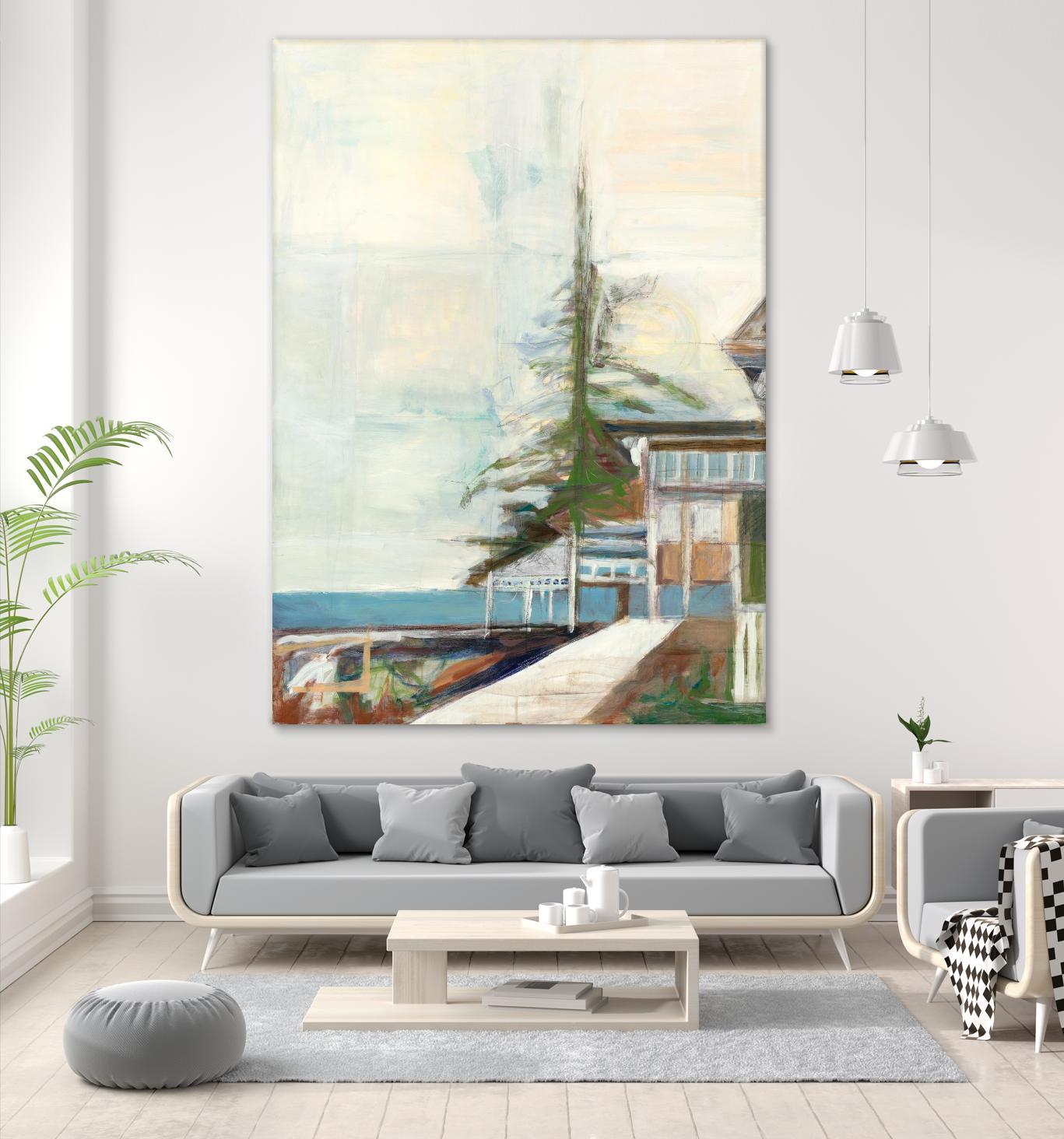 Port Townsend V1 by Stacey Pollard on GIANT ART - whites & creams scenic cream