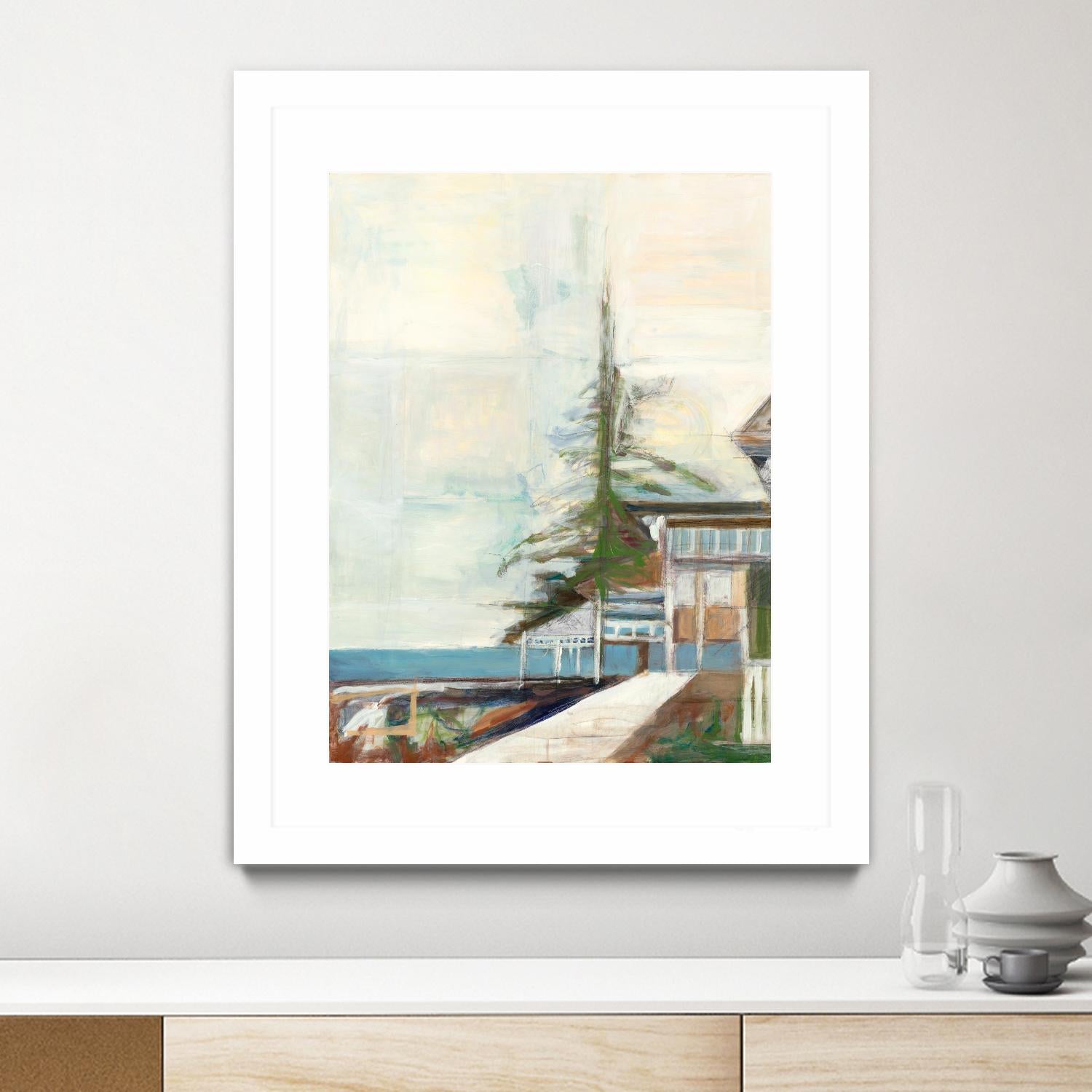 Port Townsend V1 by Stacey Pollard on GIANT ART - whites & creams scenic cream