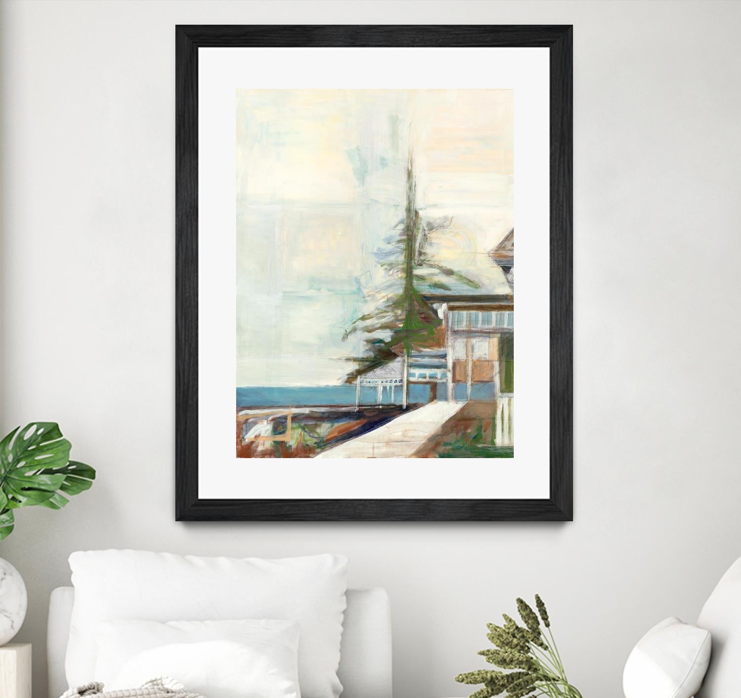 Port Townsend V1 by Stacey Pollard on GIANT ART - whites & creams scenic cream