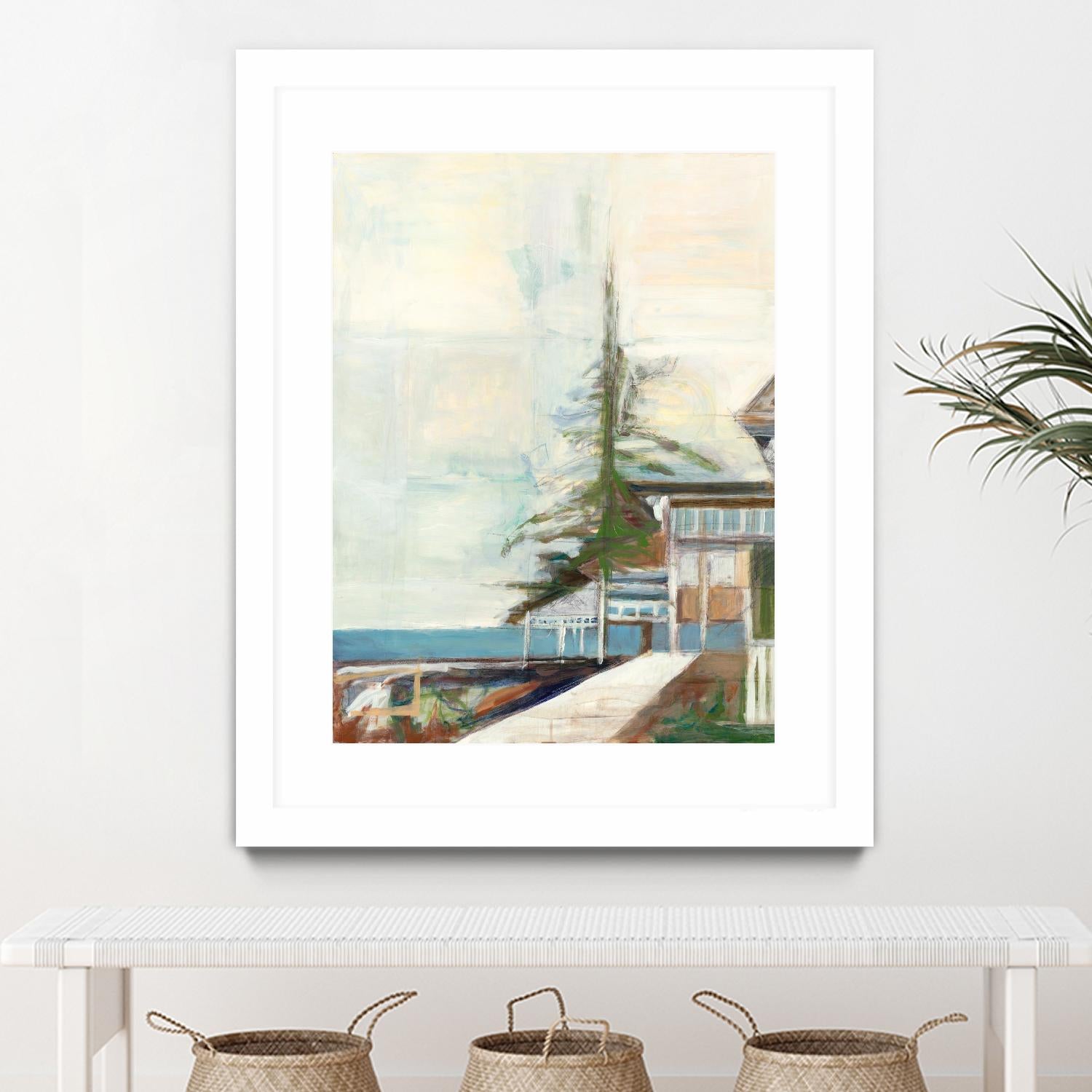 Port Townsend V1 by Stacey Pollard on GIANT ART - whites & creams scenic cream