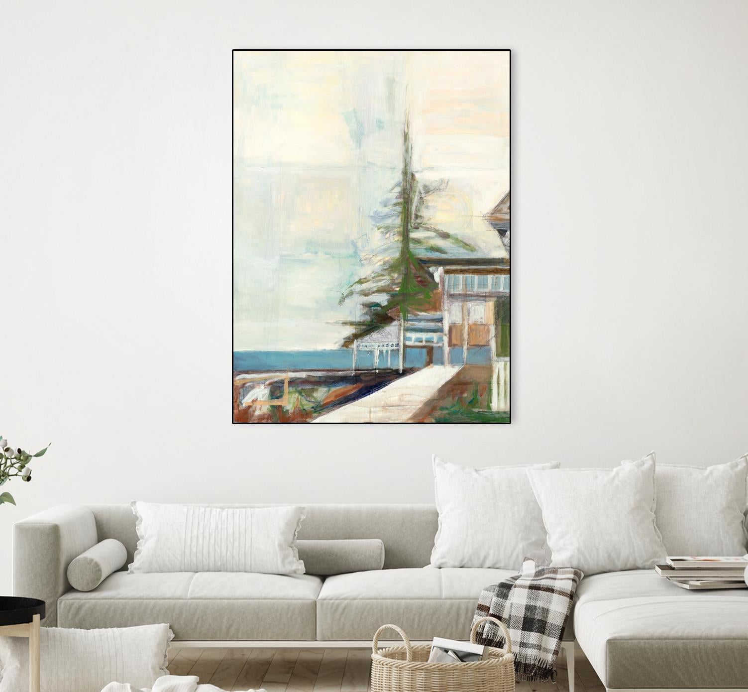 Port Townsend V1 by Stacey Pollard on GIANT ART - whites & creams scenic cream
