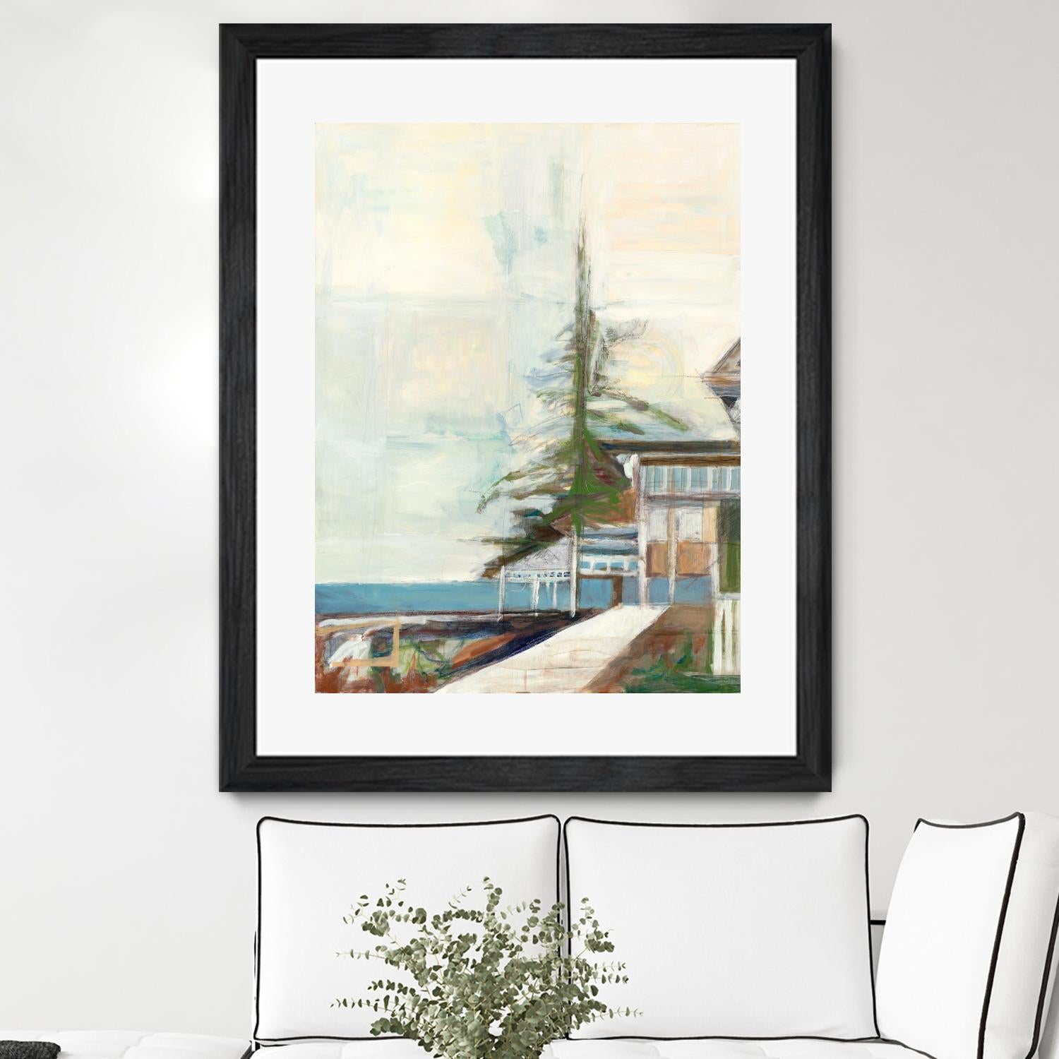 Port Townsend V1 by Stacey Pollard on GIANT ART - whites & creams scenic cream