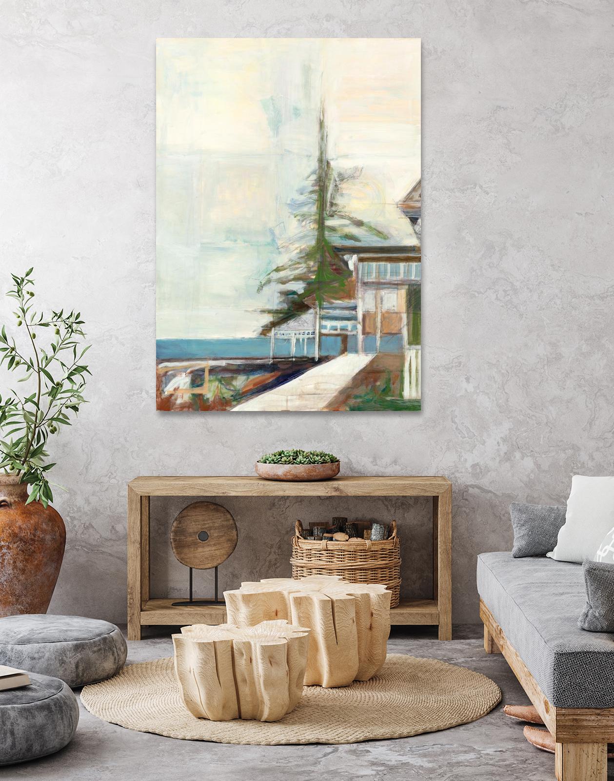 Port Townsend V1 by Stacey Pollard on GIANT ART - whites & creams scenic cream