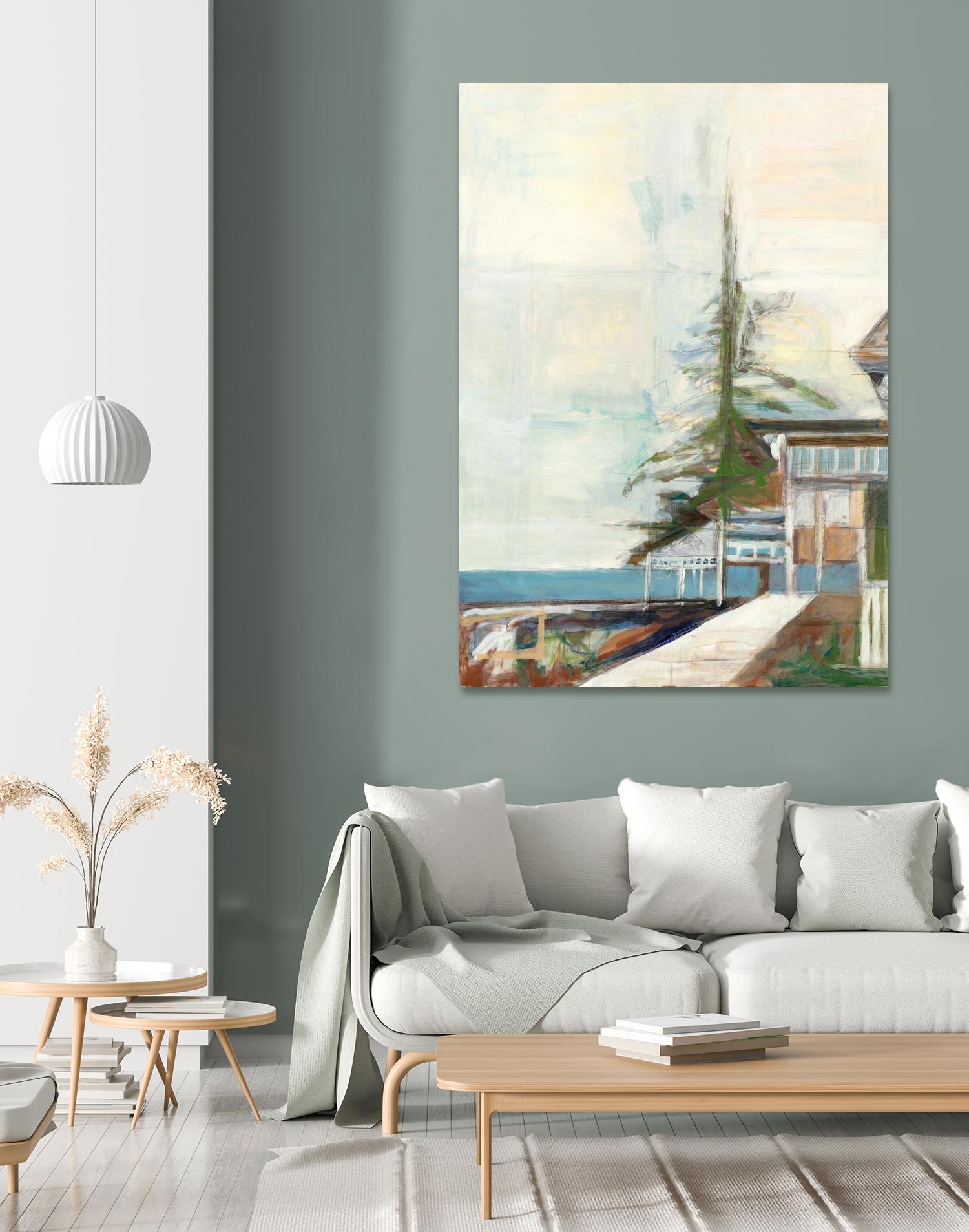 Port Townsend V1 by Stacey Pollard on GIANT ART - whites & creams scenic cream