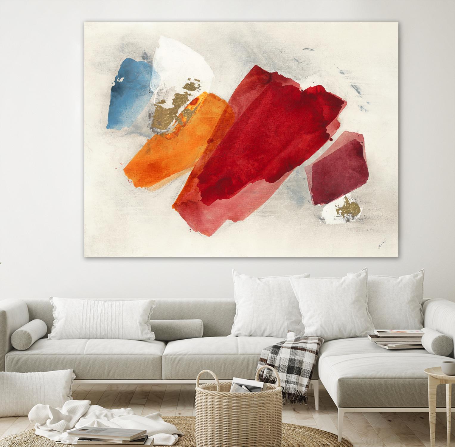 Equilibrium V4 by Leah Rei on GIANT ART - yellows abstract