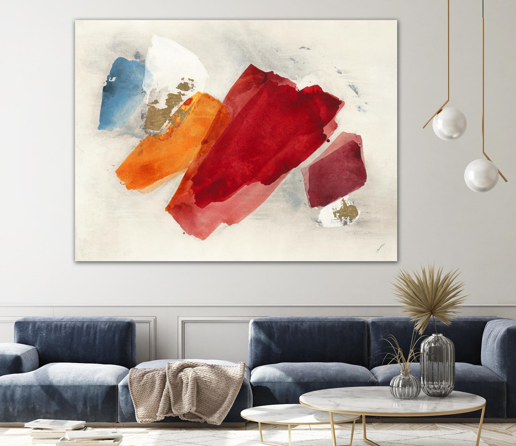 Equilibrium V4 by Leah Rei on GIANT ART - yellows abstract