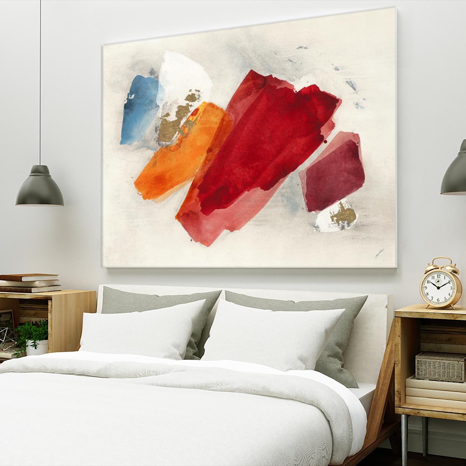 Equilibrium V4 by Leah Rei on GIANT ART - yellows abstract