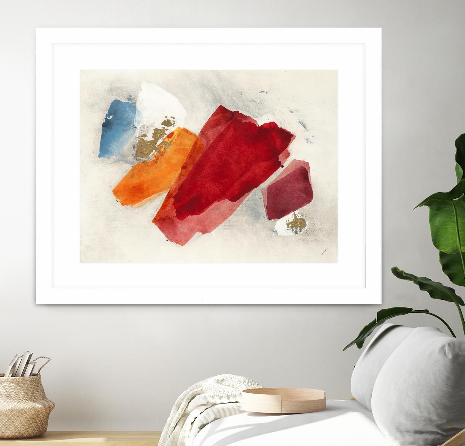 Equilibrium V4 by Leah Rei on GIANT ART - red shapes