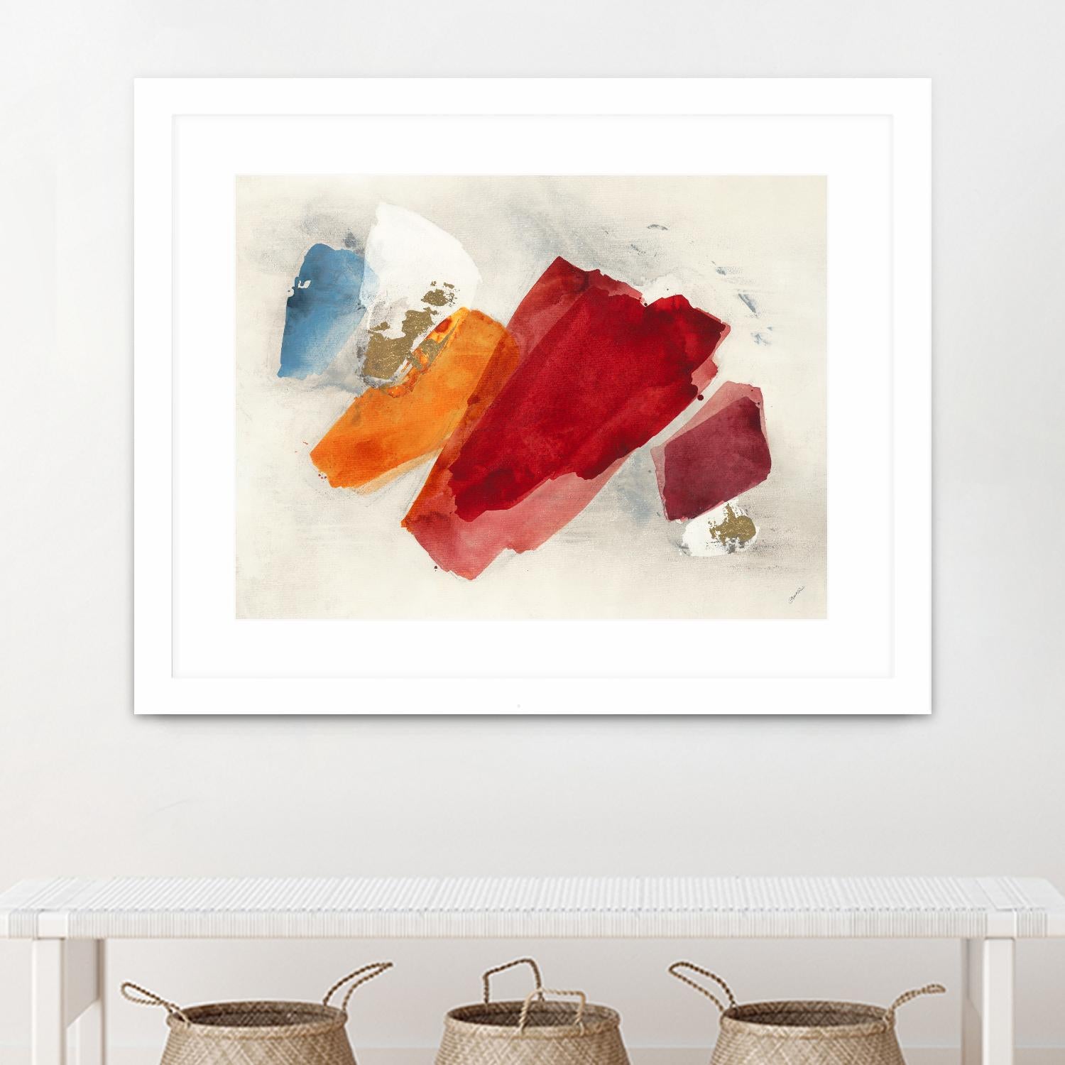 Equilibrium V4 by Leah Rei on GIANT ART - red shapes