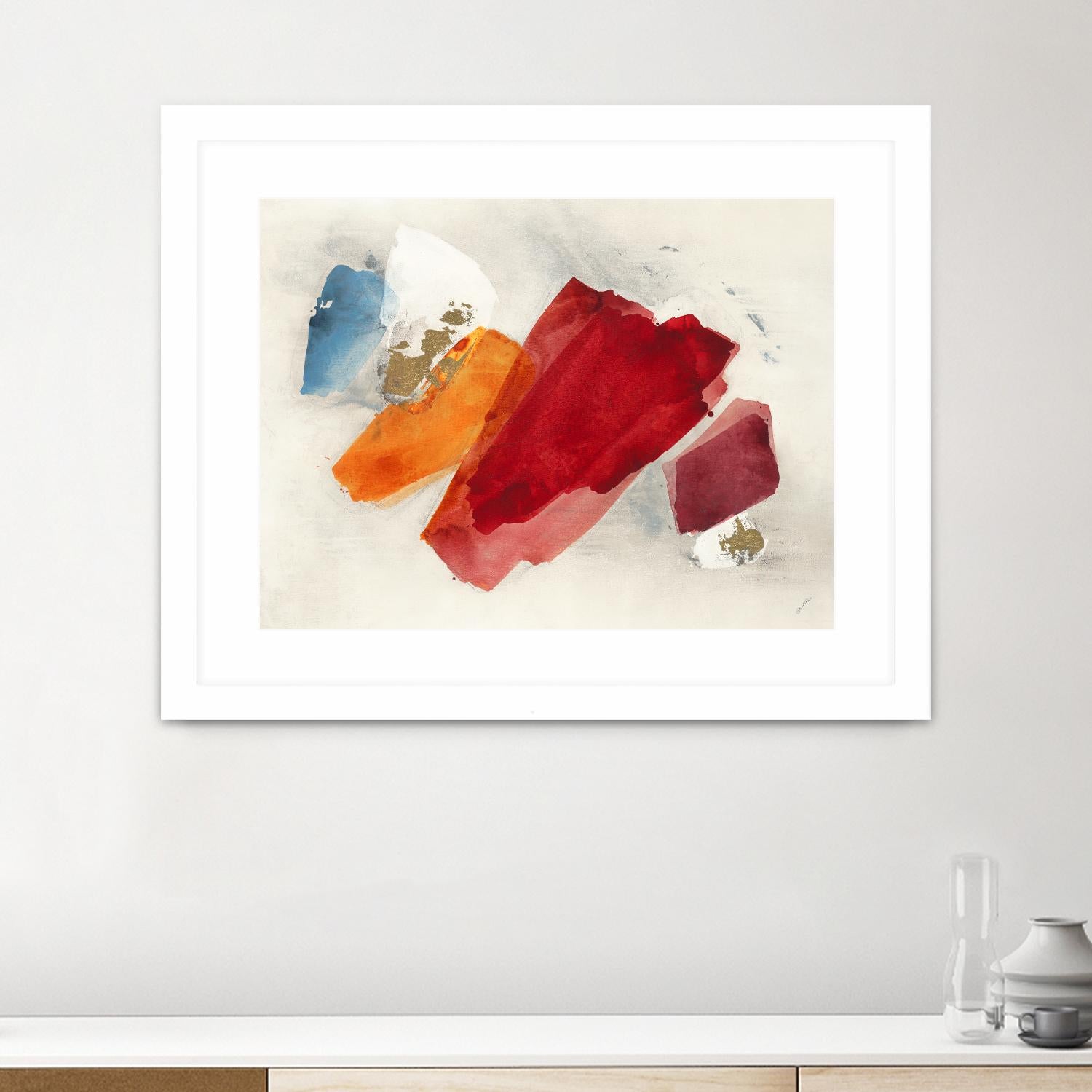 Equilibrium V4 by Leah Rei on GIANT ART - red shapes