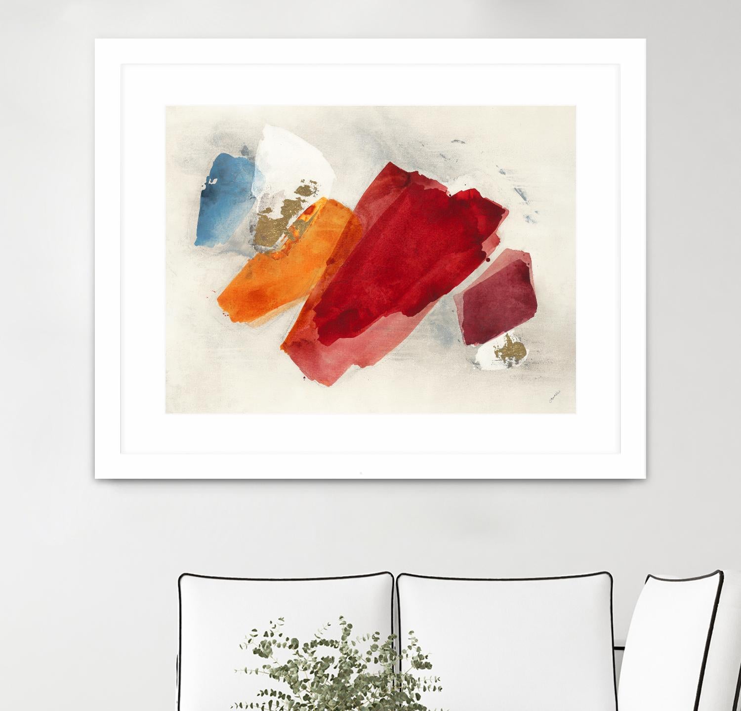 Equilibrium V4 by Leah Rei on GIANT ART - red shapes