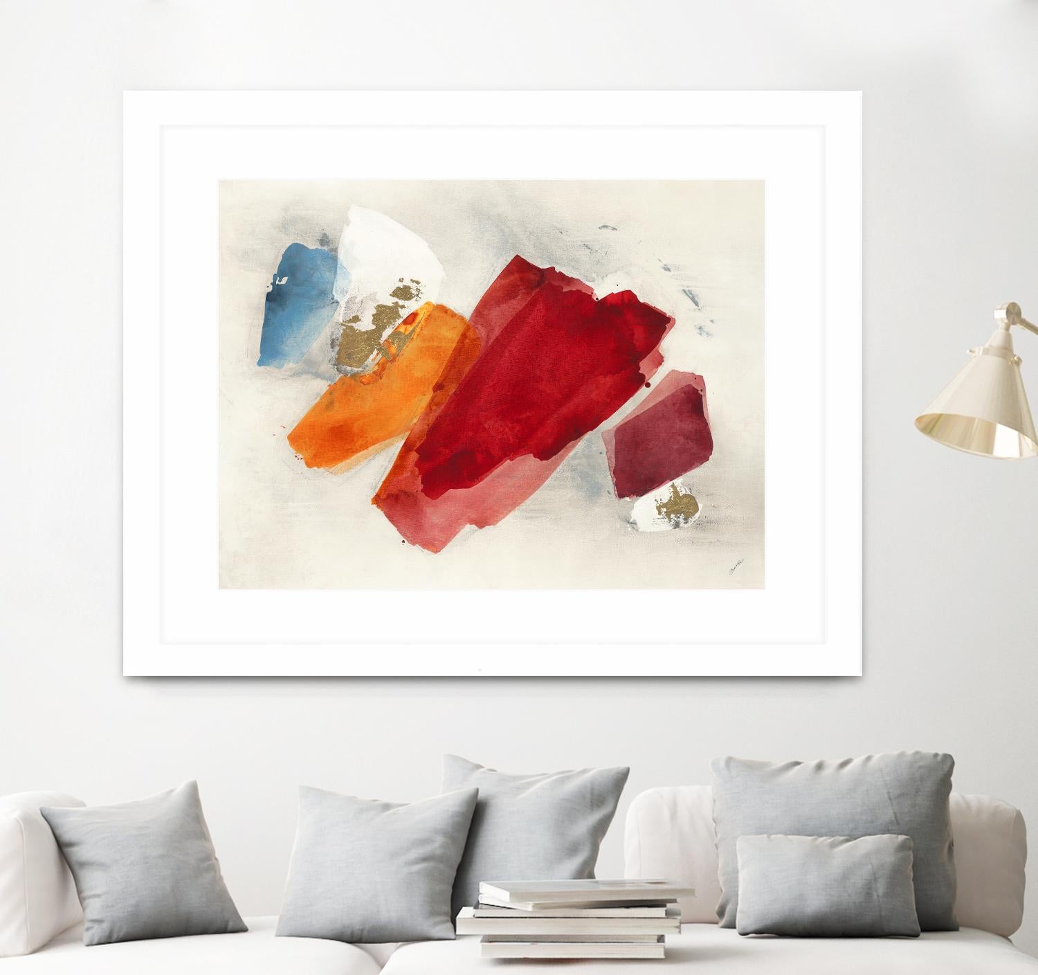 Equilibrium V4 by Leah Rei on GIANT ART - red shapes