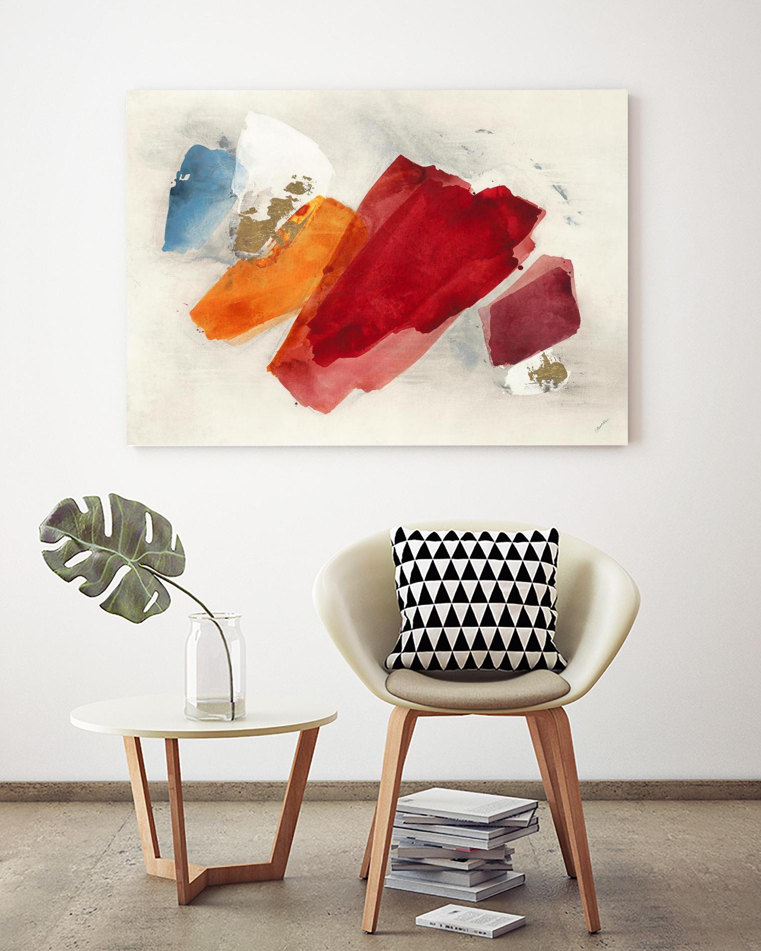 Equilibrium V4 by Leah Rei on GIANT ART - red shapes