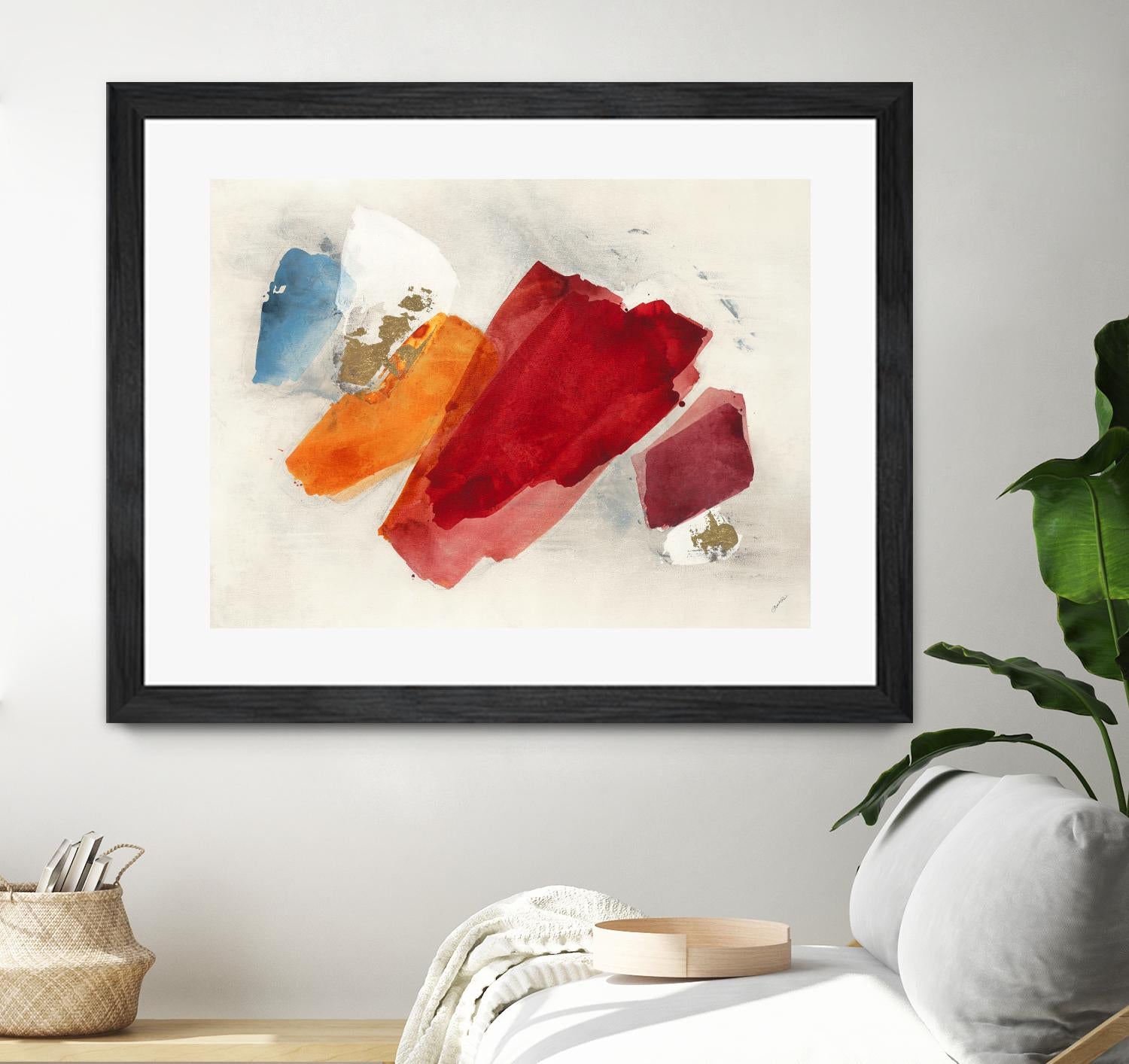 Equilibrium V4 by Leah Rei on GIANT ART - red shapes