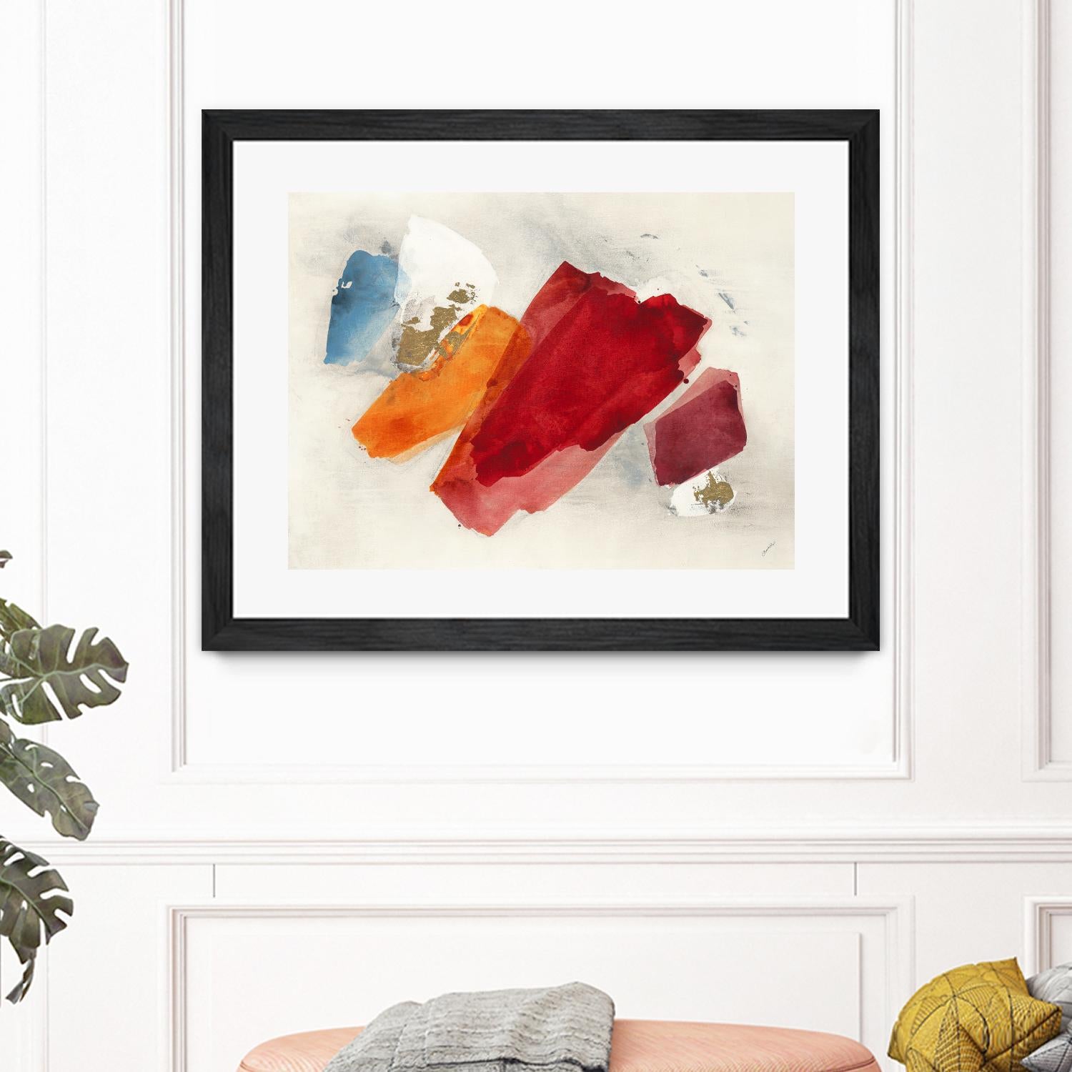 Equilibrium V4 by Leah Rei on GIANT ART - red shapes