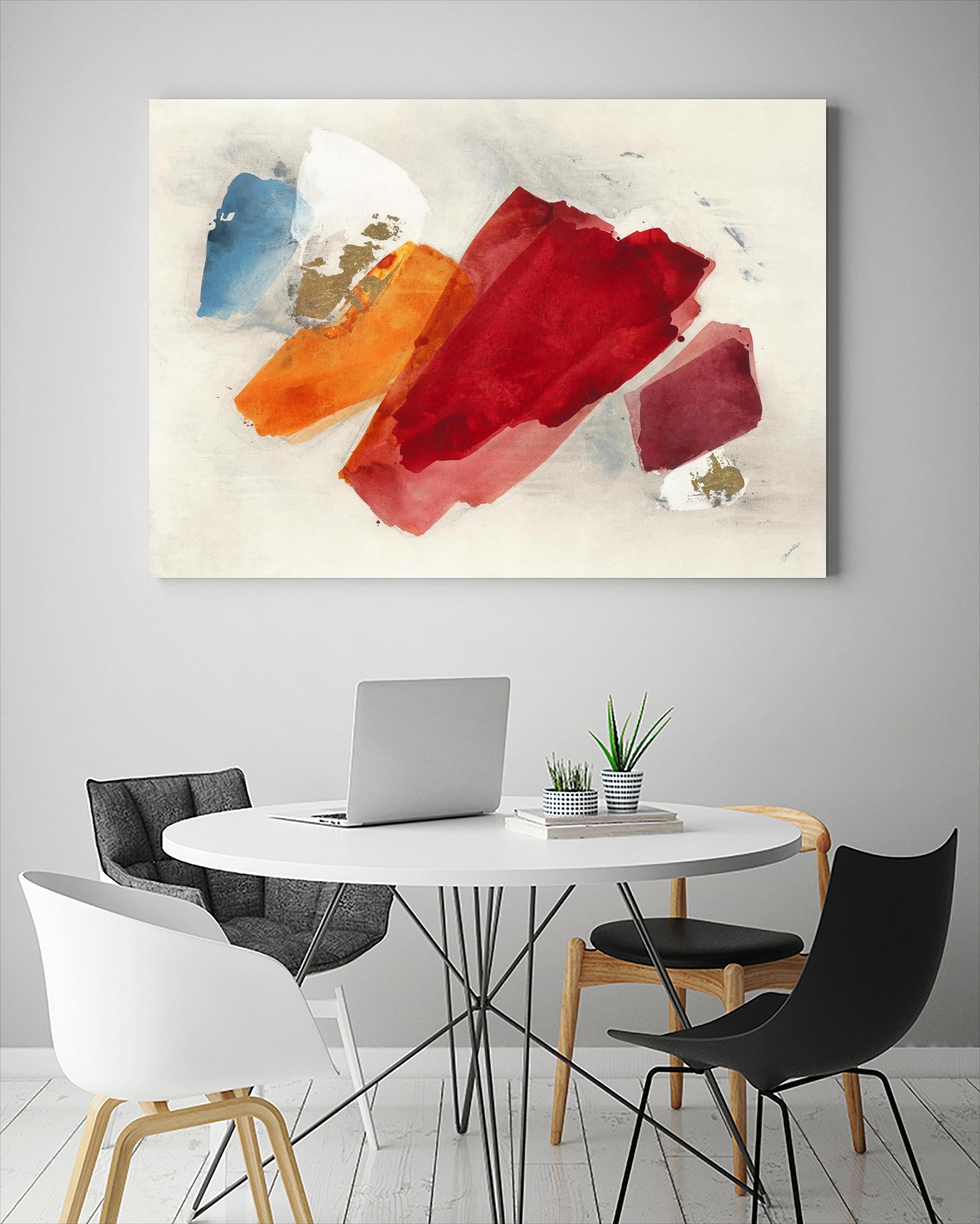 Equilibrium V4 by Leah Rei on GIANT ART - red shapes